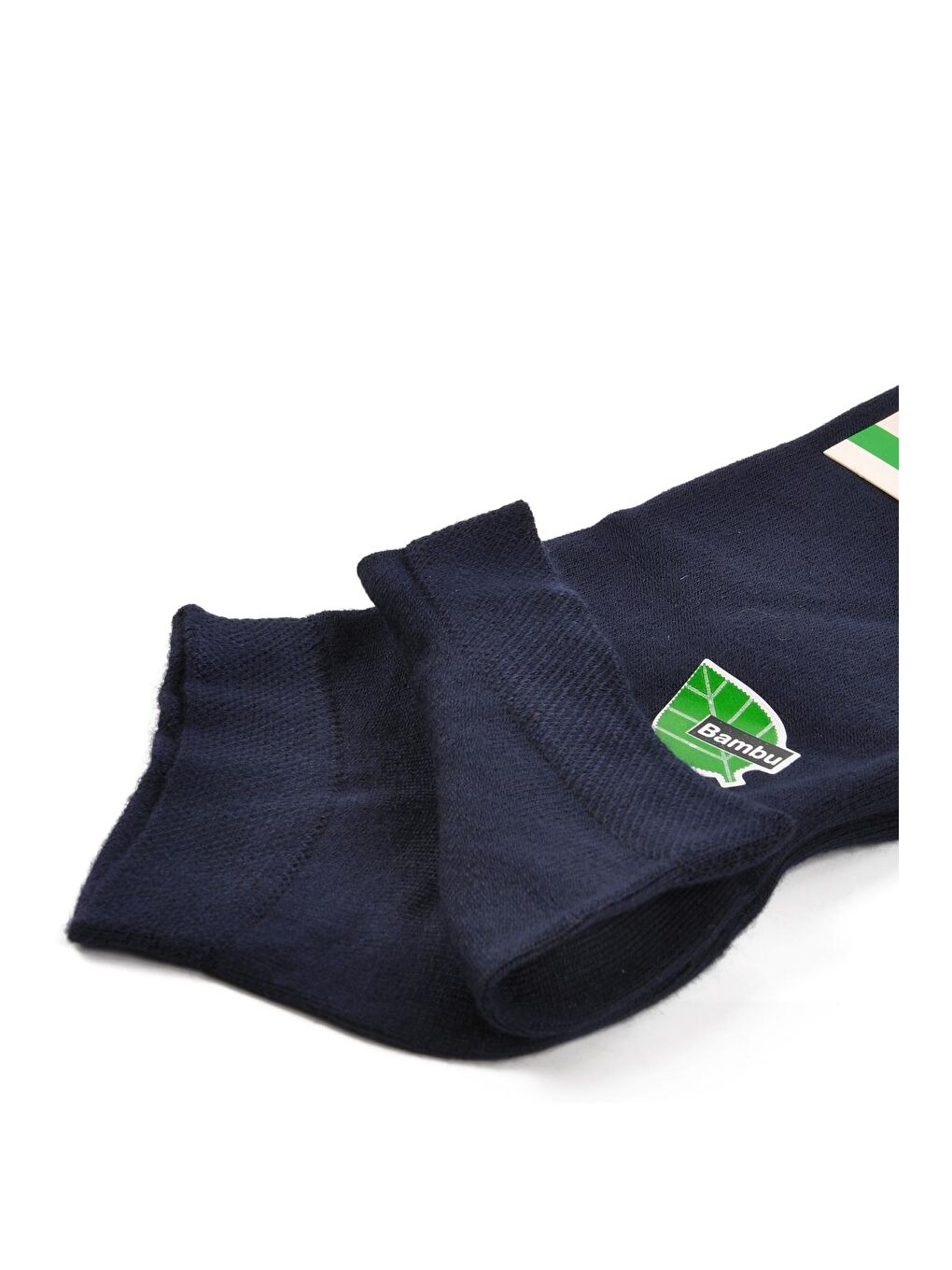 24K001 Lacivert Bambu Patik Çorap-2