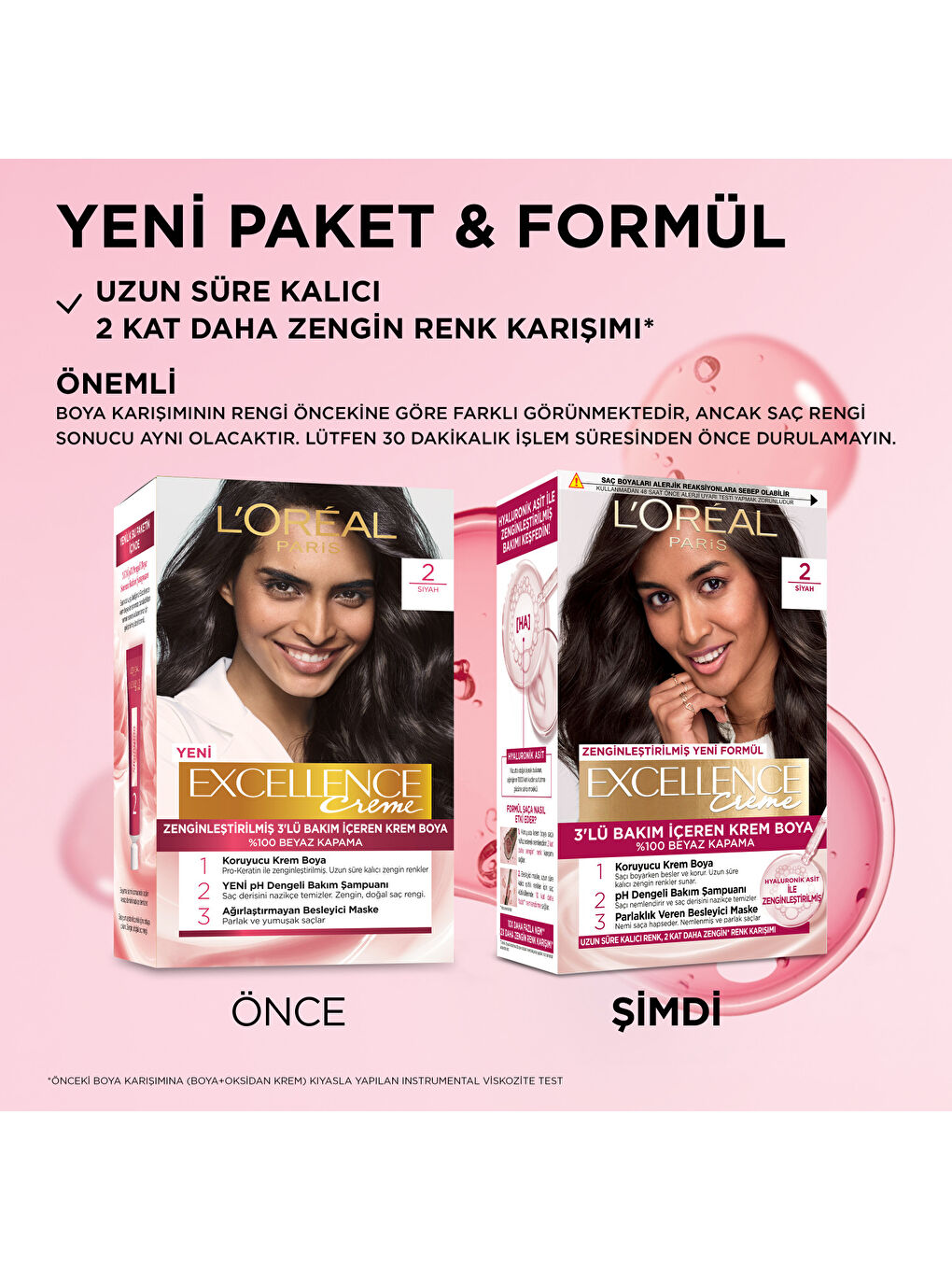 L'Oreal Paris Siyah Excellence Creme Saç Boyası 2 Siyah - 2