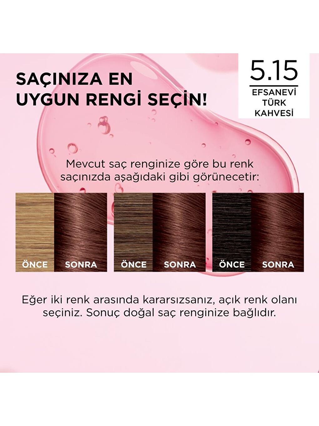 L'Oreal Paris Creme Saç Boyası - 5.15 Efsanevi Türk Kahvesi - 6