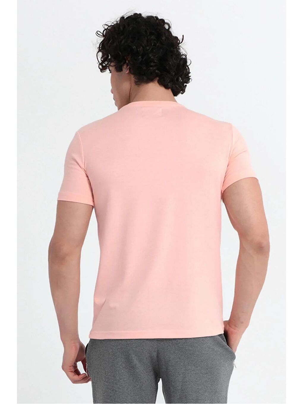 SLAZENGER Pudra Pembe MACSEN Erkek T-Shirt Pudra - 2