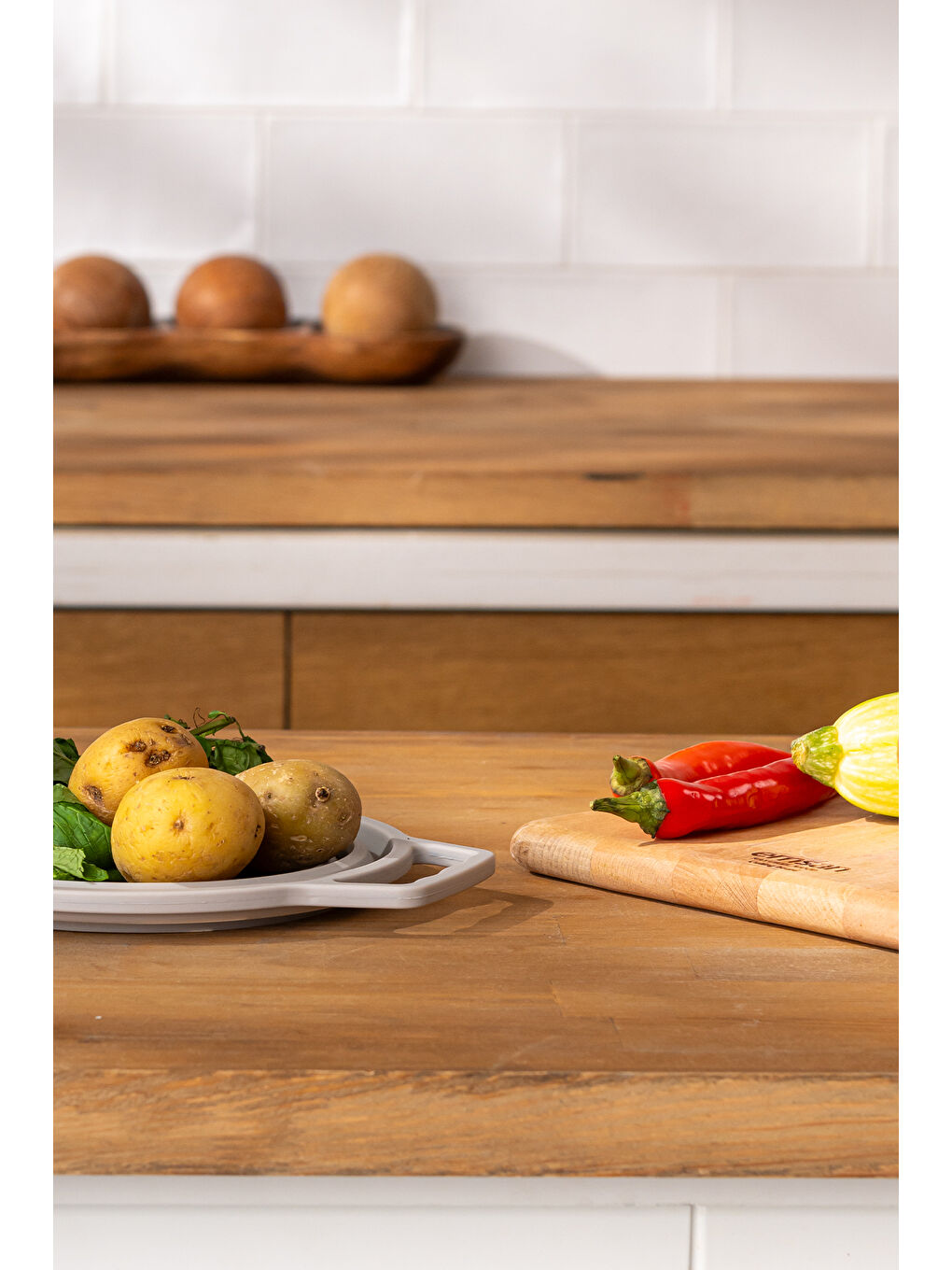 Gri Soft Katlanabilir Küçük Süzgeç-1