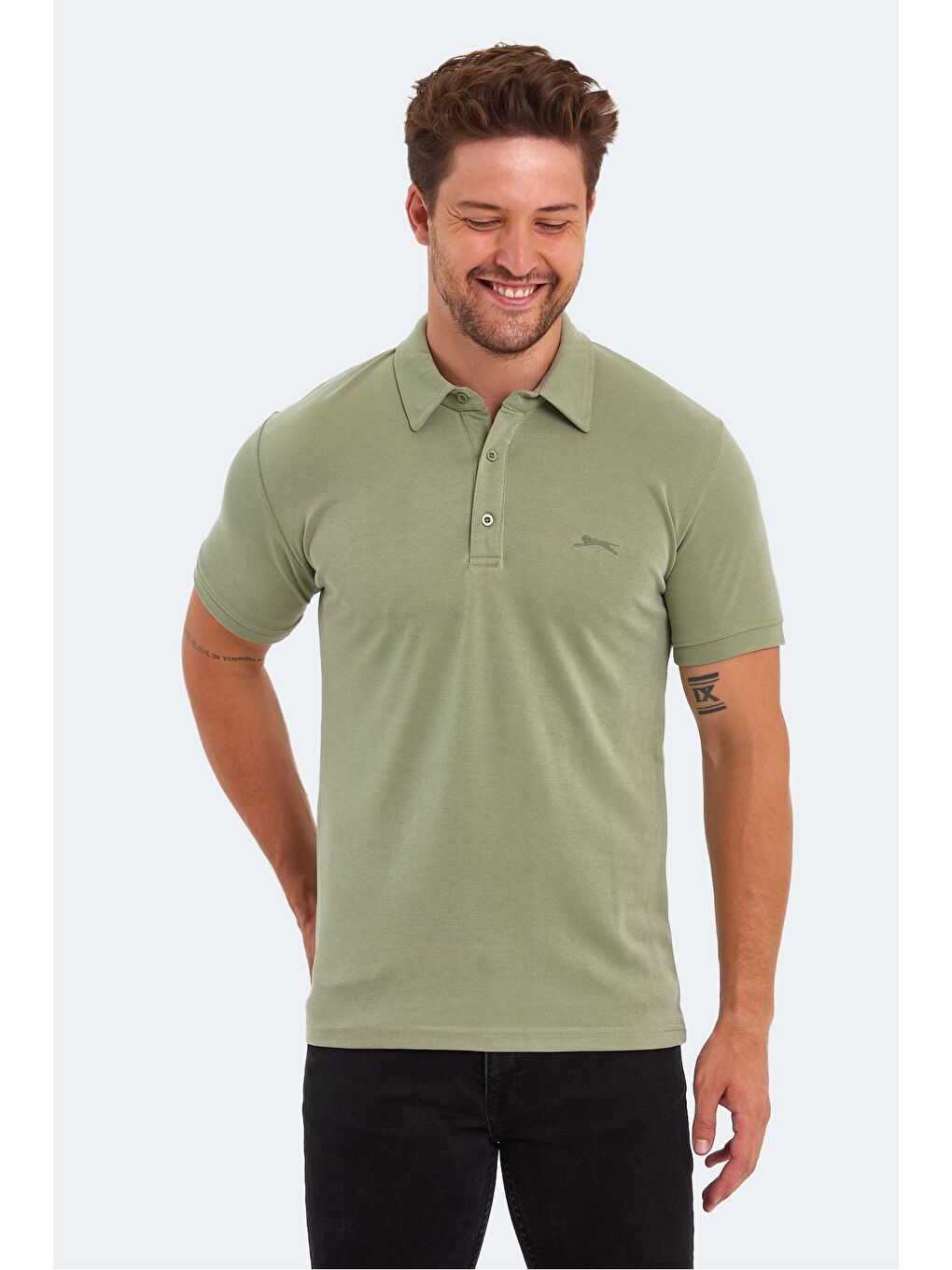 KUGGA Erkek Tişört Açık Yeşil-2