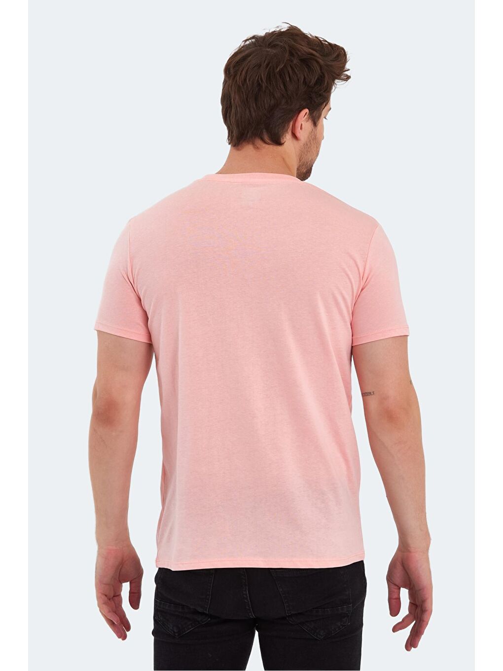 SLAZENGER Somon SECTOR I Erkek Kısa Kol T-Shirt Somon - 1