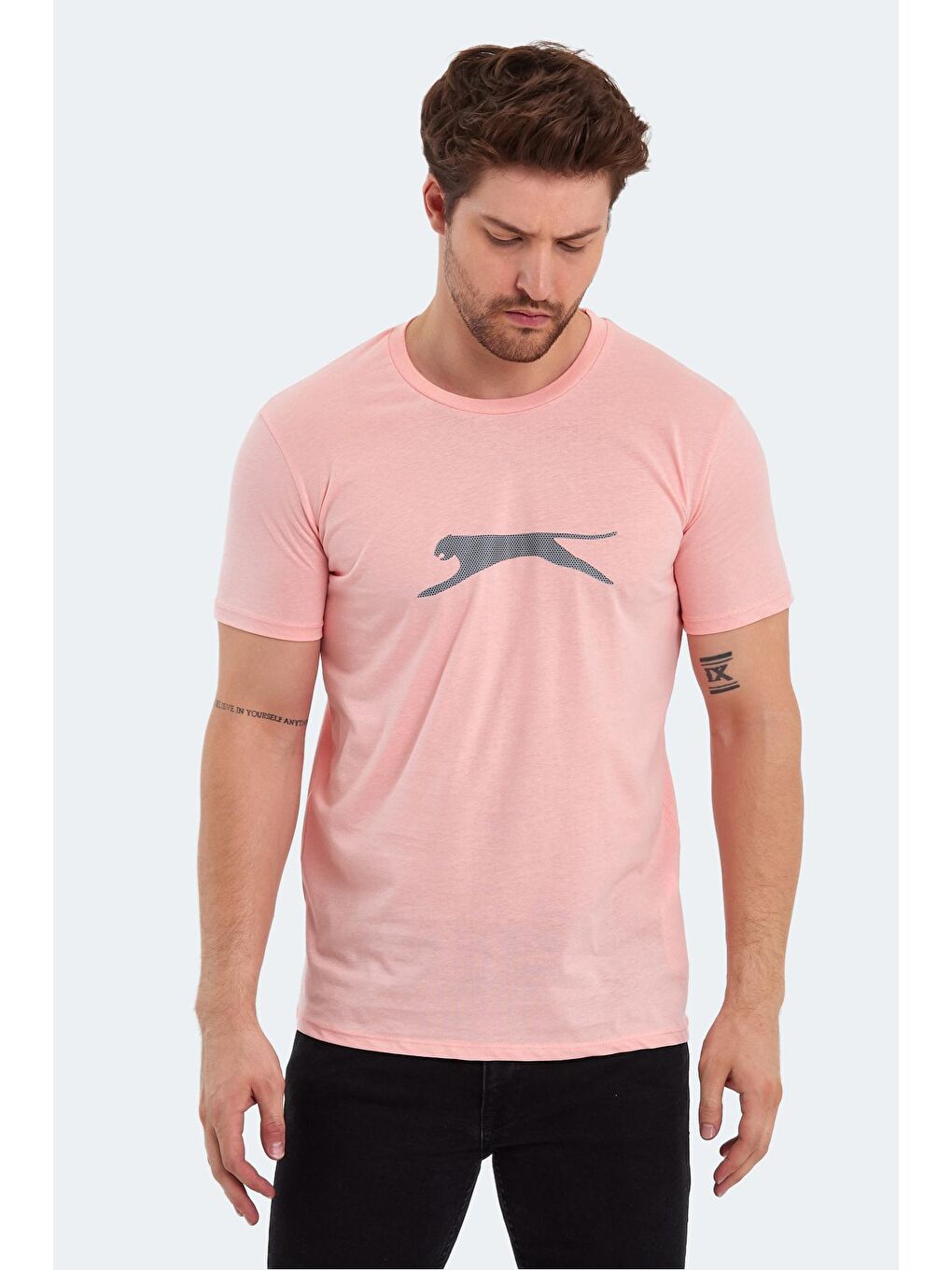 SLAZENGER Somon SECTOR I Erkek Kısa Kol T-Shirt Somon - 2