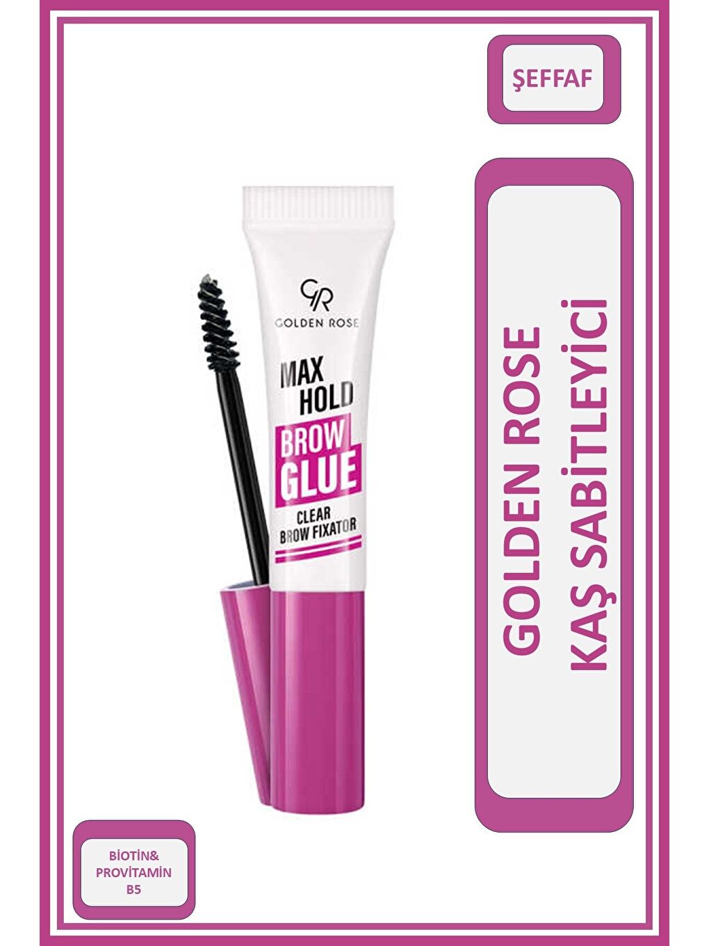 GOLDEN ROSE Max Hold Brow Glue - Şeffaf Kaş Sabitleyici