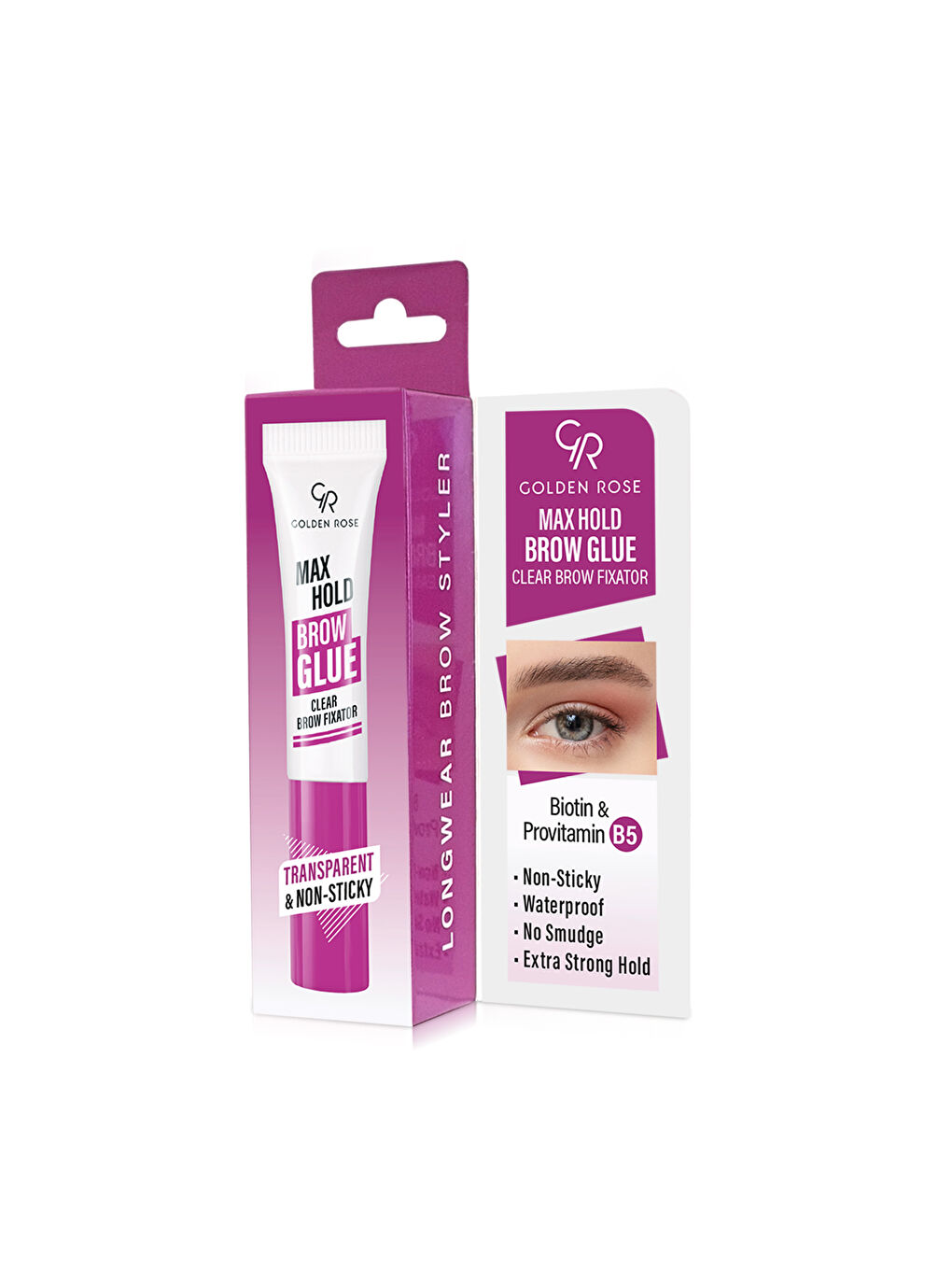 GOLDEN ROSE Max Hold Brow Glue - Şeffaf Kaş Sabitleyici - 2