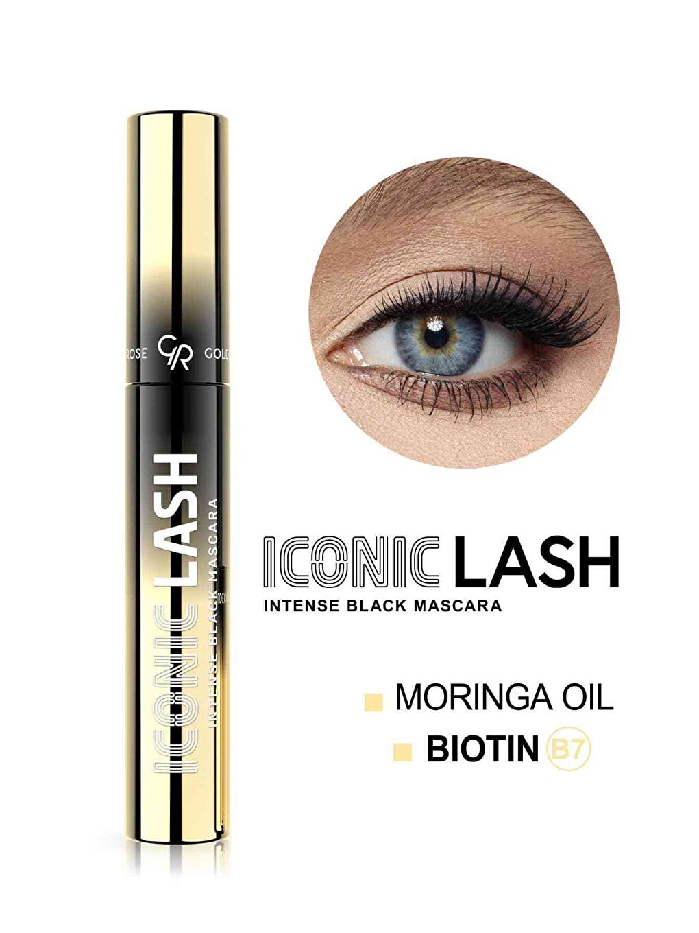 GOLDEN ROSE Iconic Lash Intense Black Mascara - Yoğun Siyah Maskara - 3