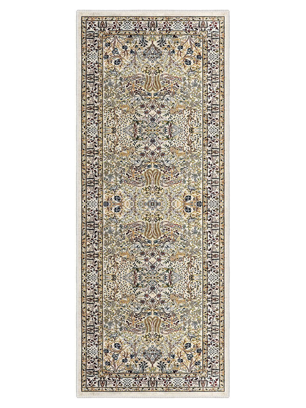 Gri Dekoratif Özel Tasarım Yıkanabilir İnce Kaymaz Tabanlı Modern Halı KECE FR12