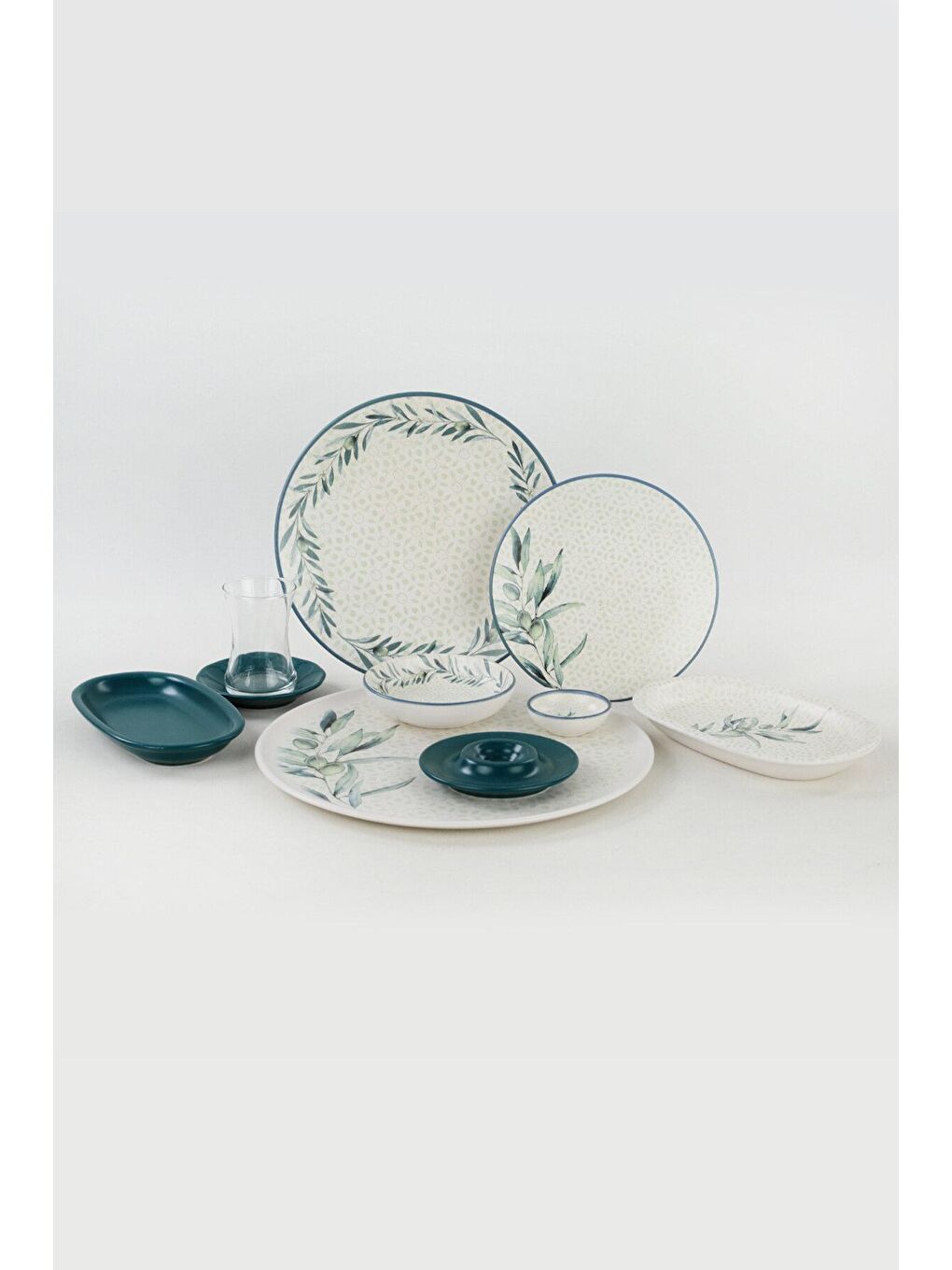 Karışık Lina Blue Kahvaltı Takımı 50 Parça 6 Kişilik-4