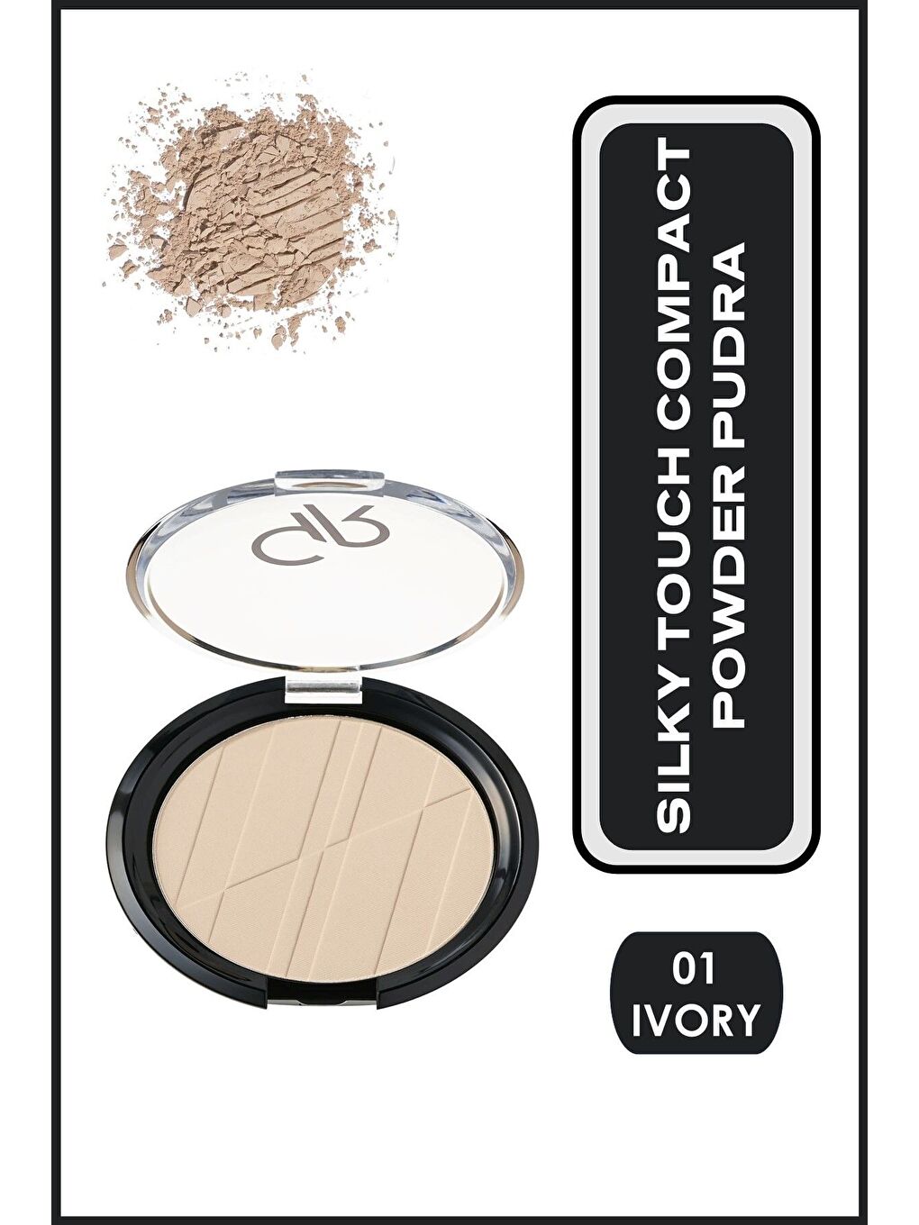 Silky Touch Compact Powder No: 01 Ivory - Sıkıştırılmış Pudra
