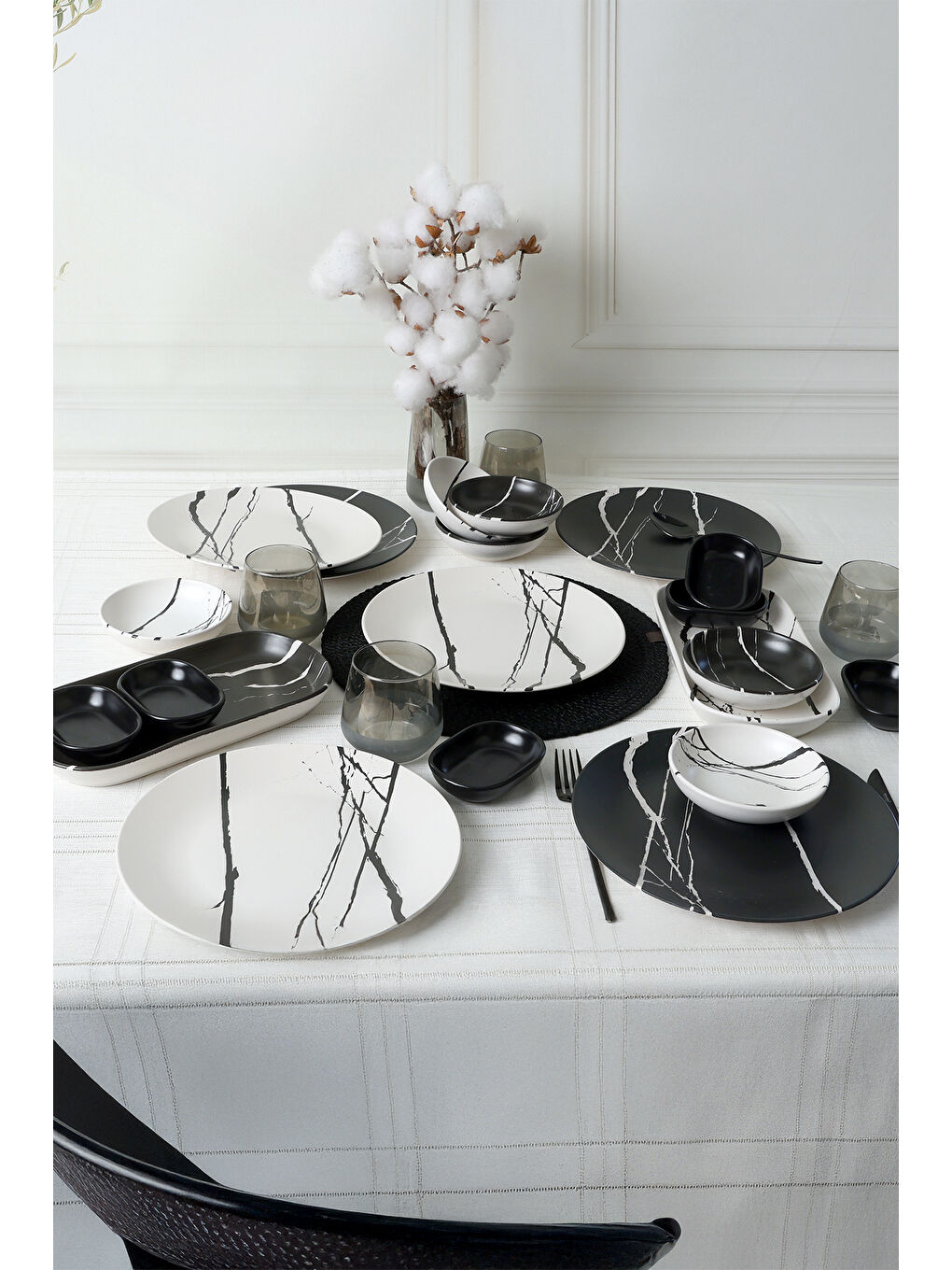 Karışık Mermer Çeyiz Seti 20 Parça 6 kişilik-2