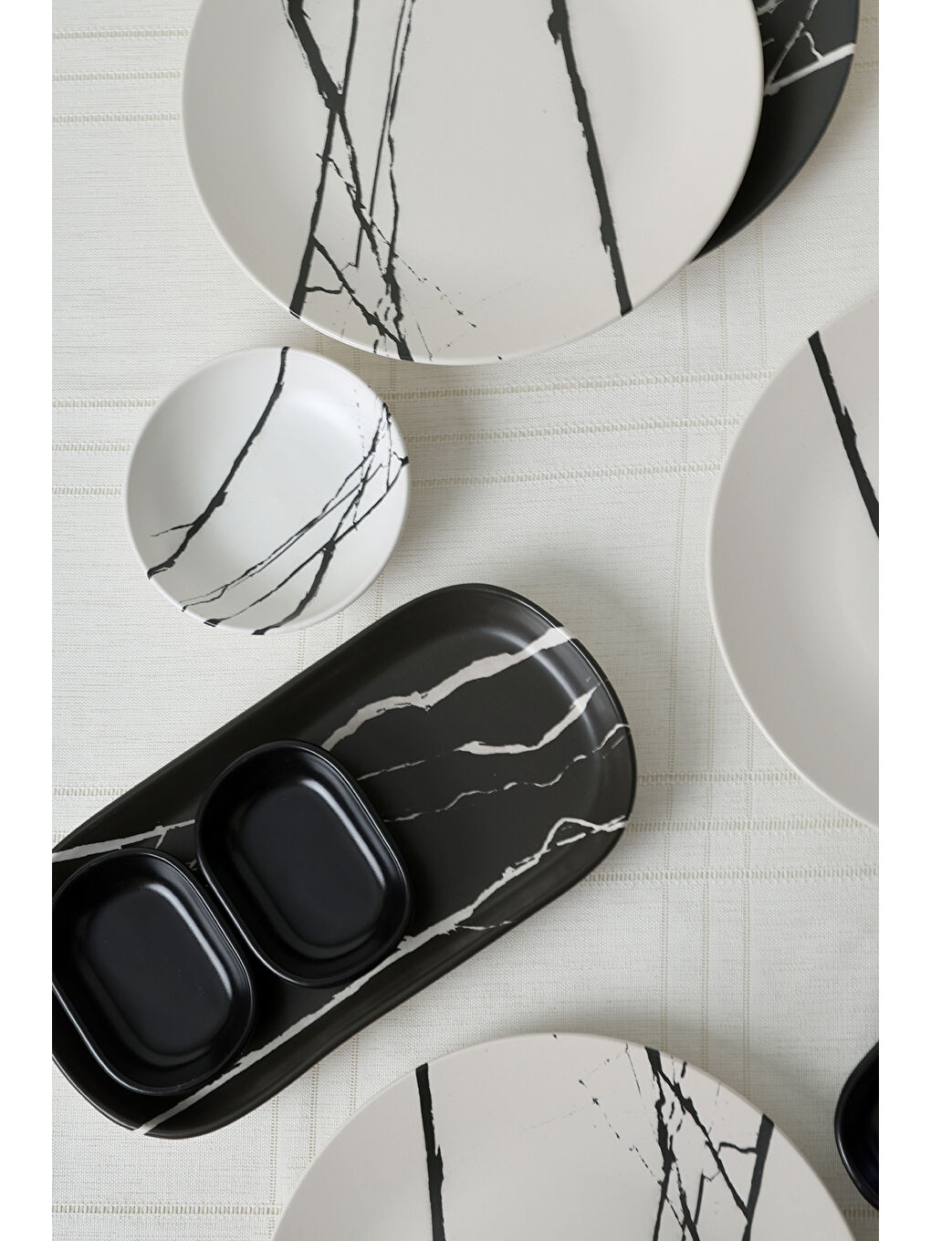 Karışık Mermer Çeyiz Seti 20 Parça 6 kişilik-5