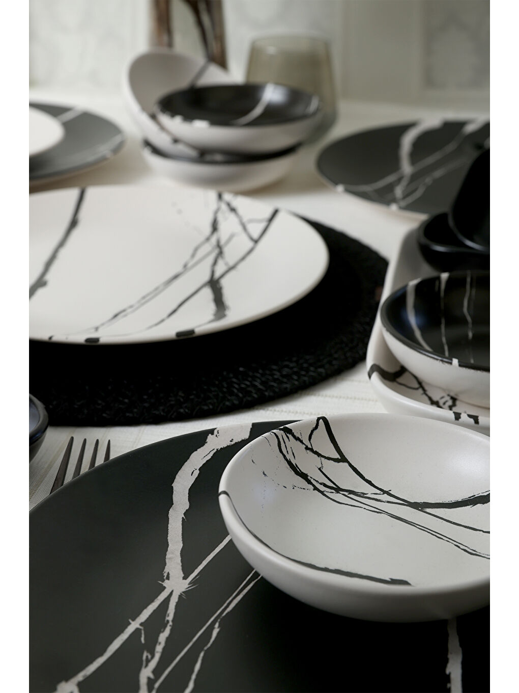 Karışık Mermer Çeyiz Seti 20 Parça 6 kişilik-6