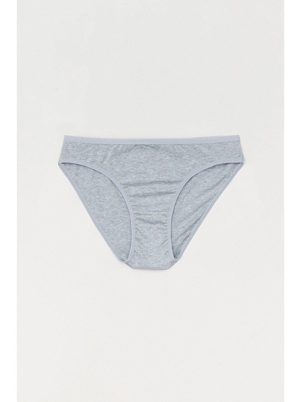 Gri Basic Yüksek Bel Külot