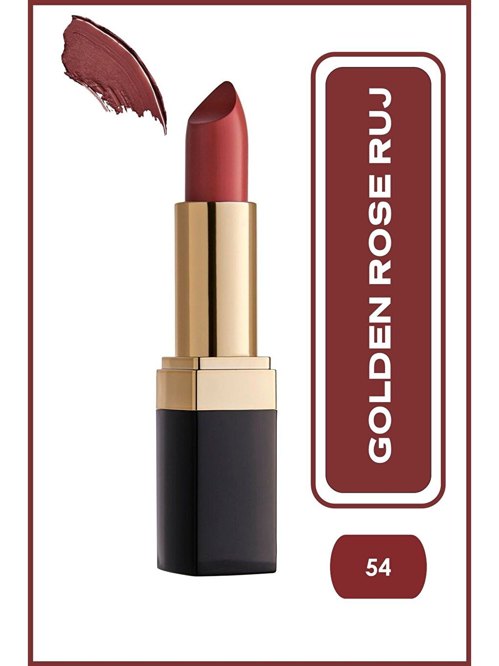 GOLDEN ROSE Lipstick No: 54 - Ruj