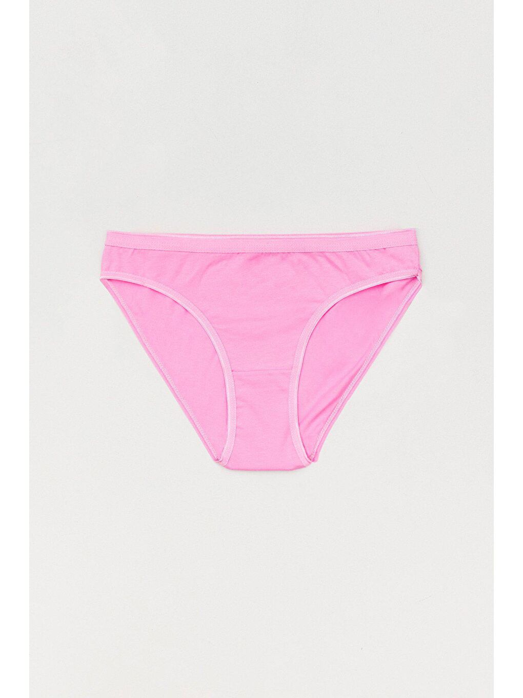 Pembe Basic Yüksek Bel Külot