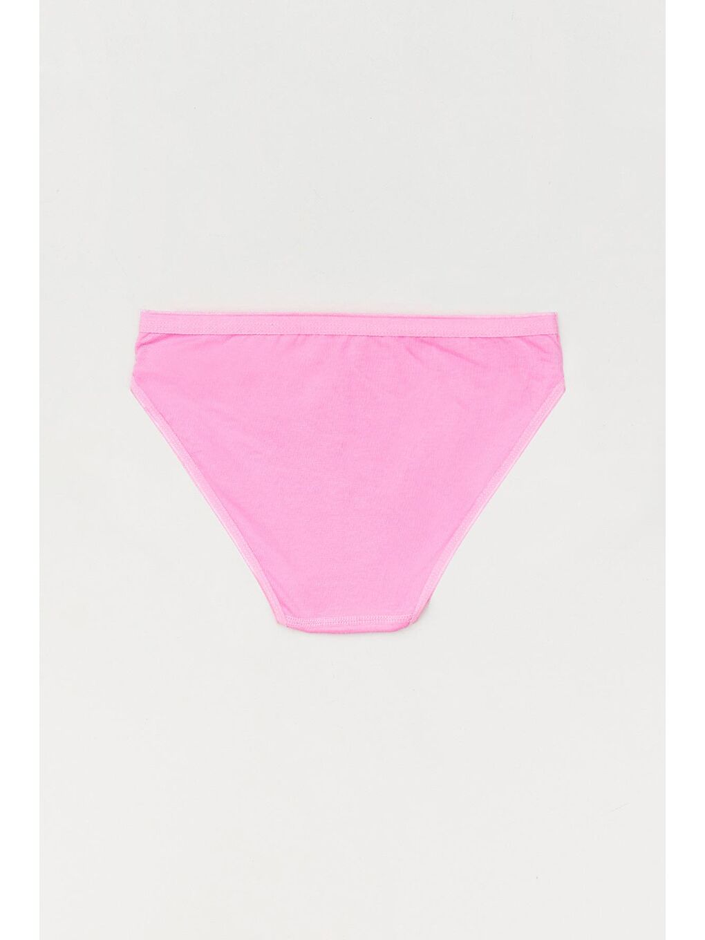 Pembe Basic Yüksek Bel Külot-1