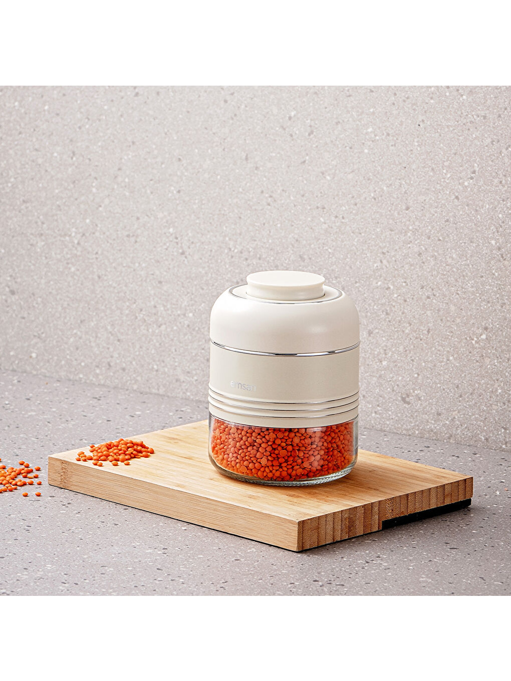 Moko 420 Ml Saklama Kavanozu Ekru-4