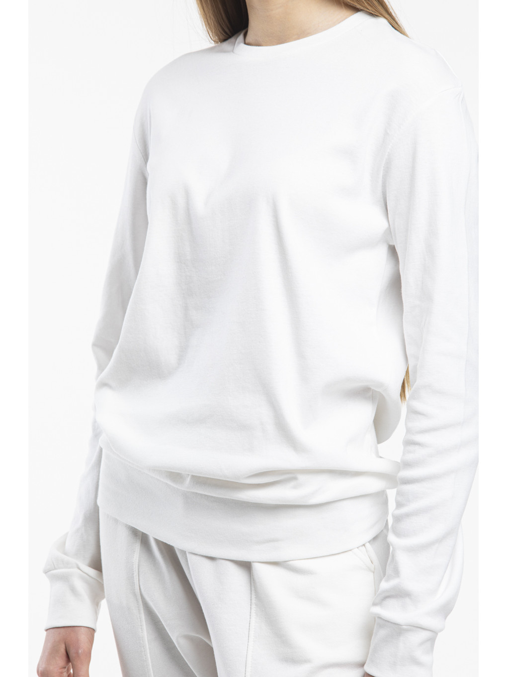 Ekru Kadın Bisiklet Yaka Regular Fit Sweatshirt Spr21k17-1