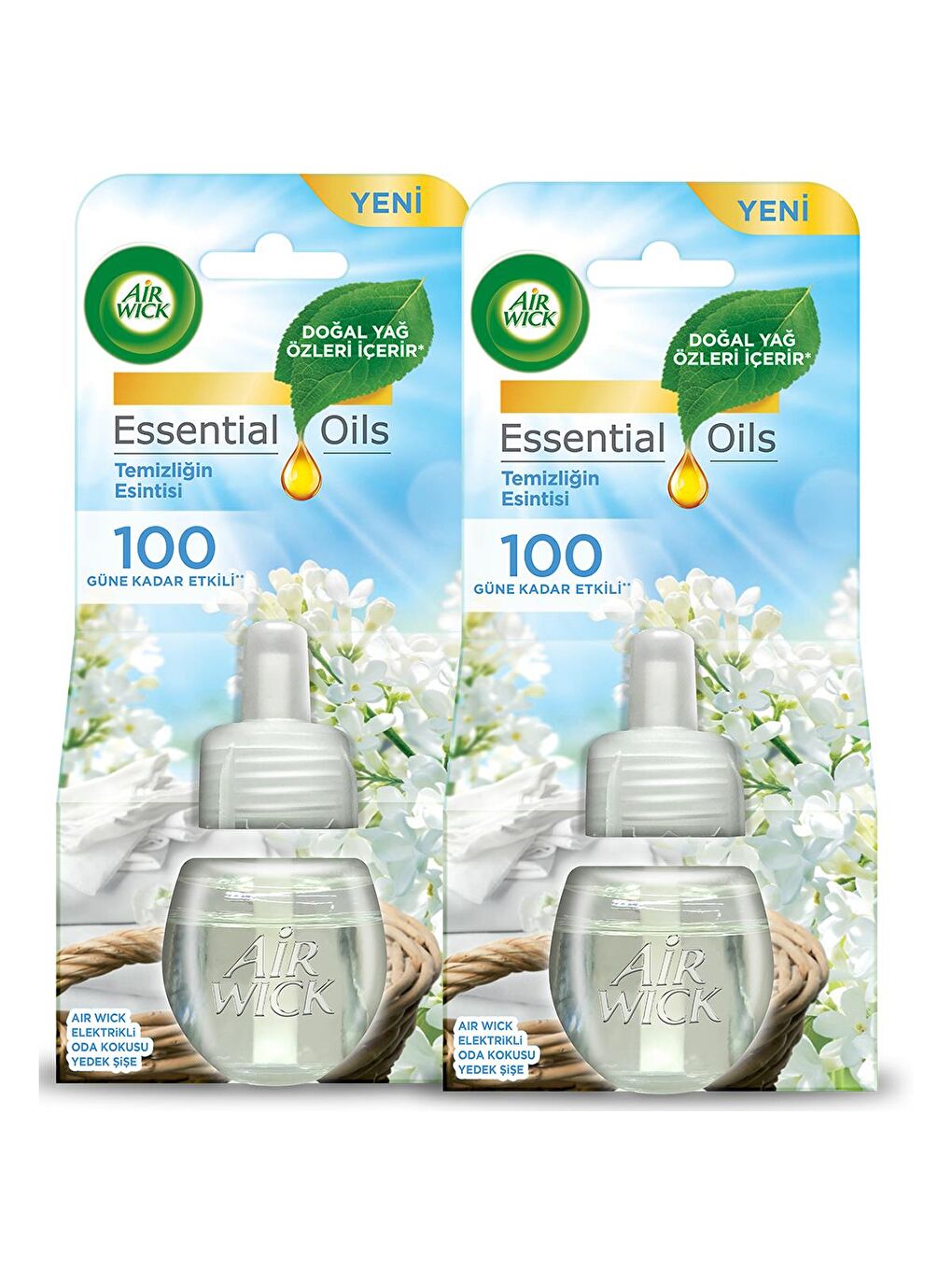 Renksiz Elektrikli Oda Kokusu Yedek Temizliğin Esintisi x 2-1