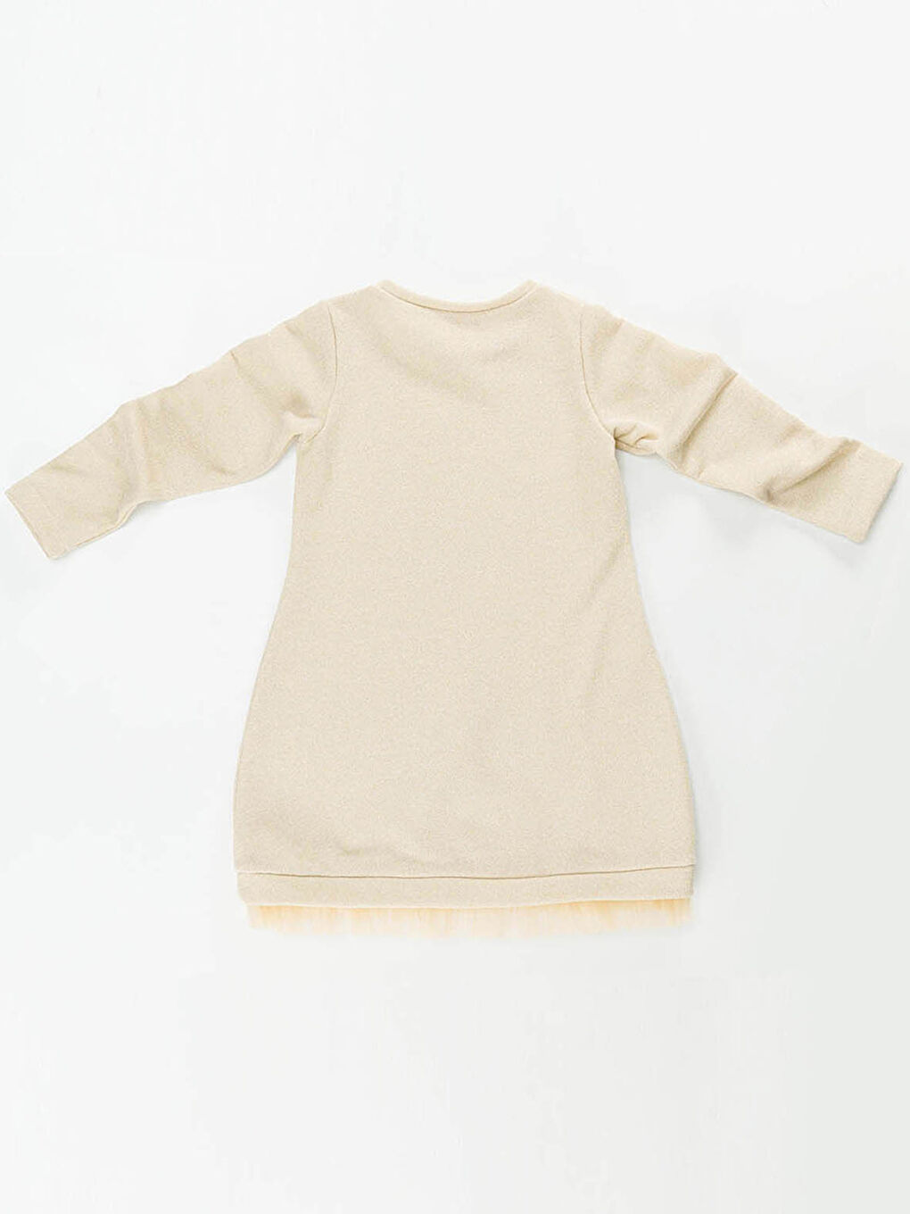 Ekru Cat Dream Kız Çocuk Elbise-7