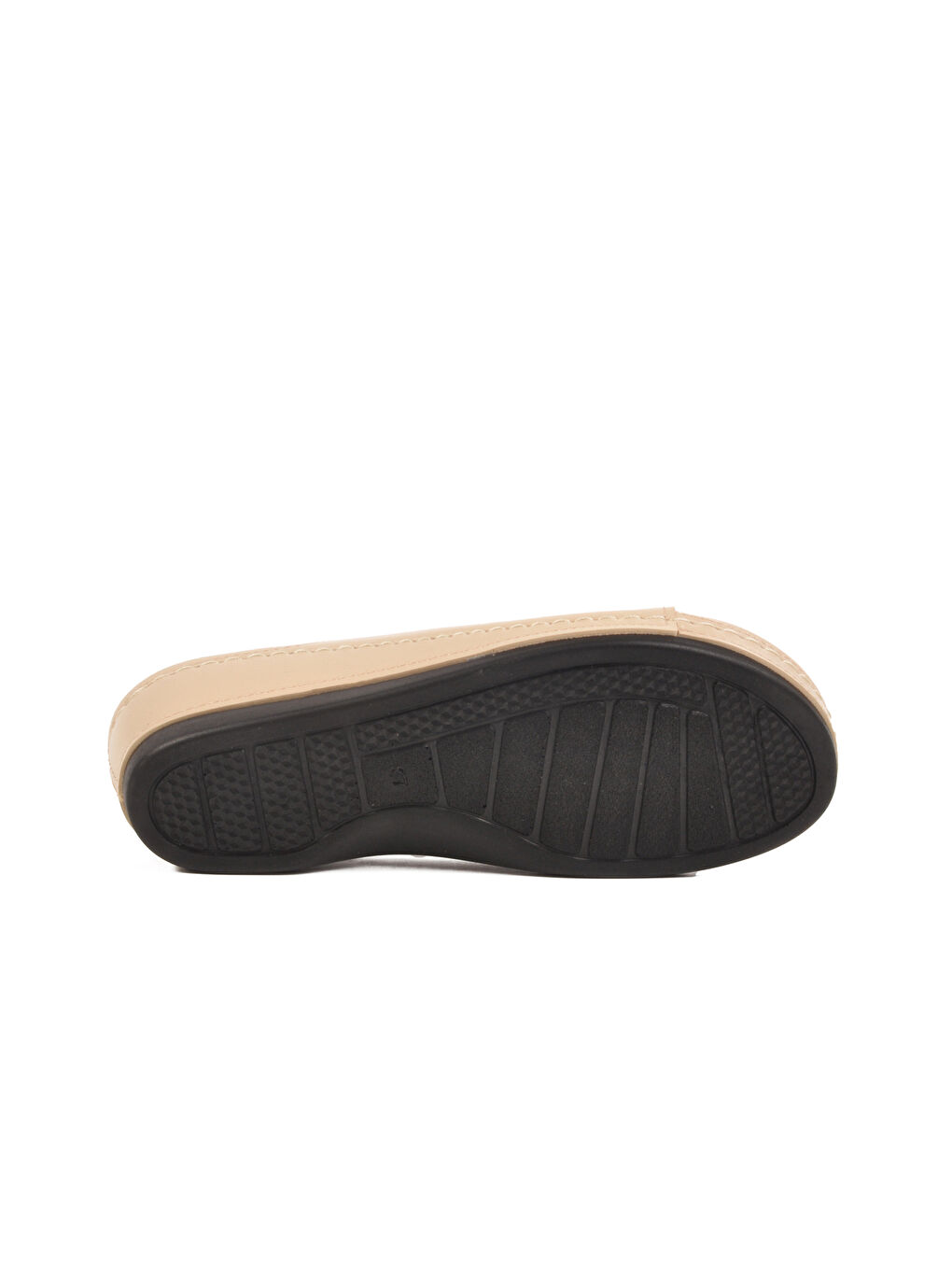 Bej Anatomik Dolgu Topuk Kadın Terlik 15.069 Z-3