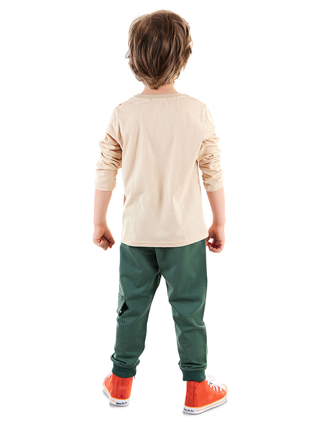 Karışık Up Dozer Erkek Çocuk Tişört Pantolon Takım-3