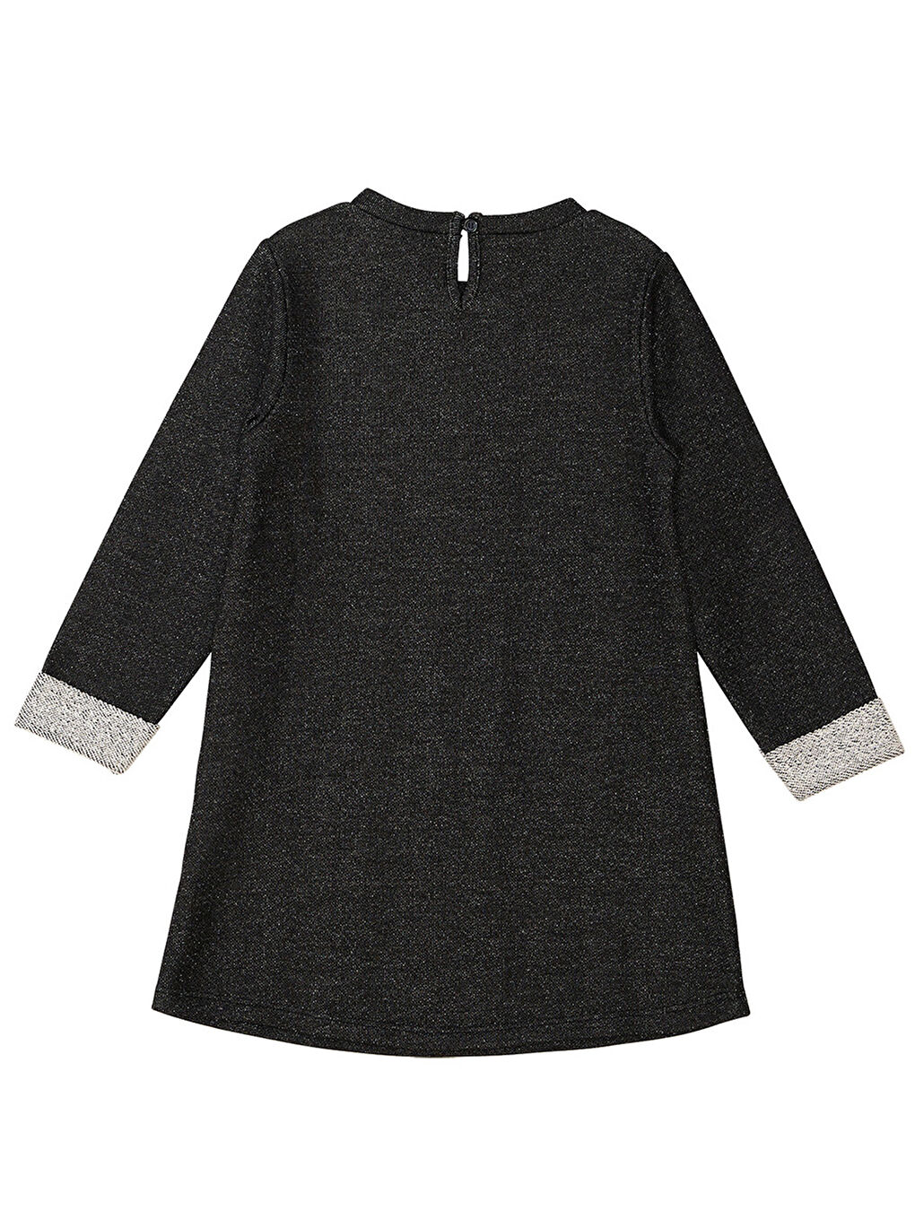 Siyah Kanatlı  Kız Çocuk Elbise-7