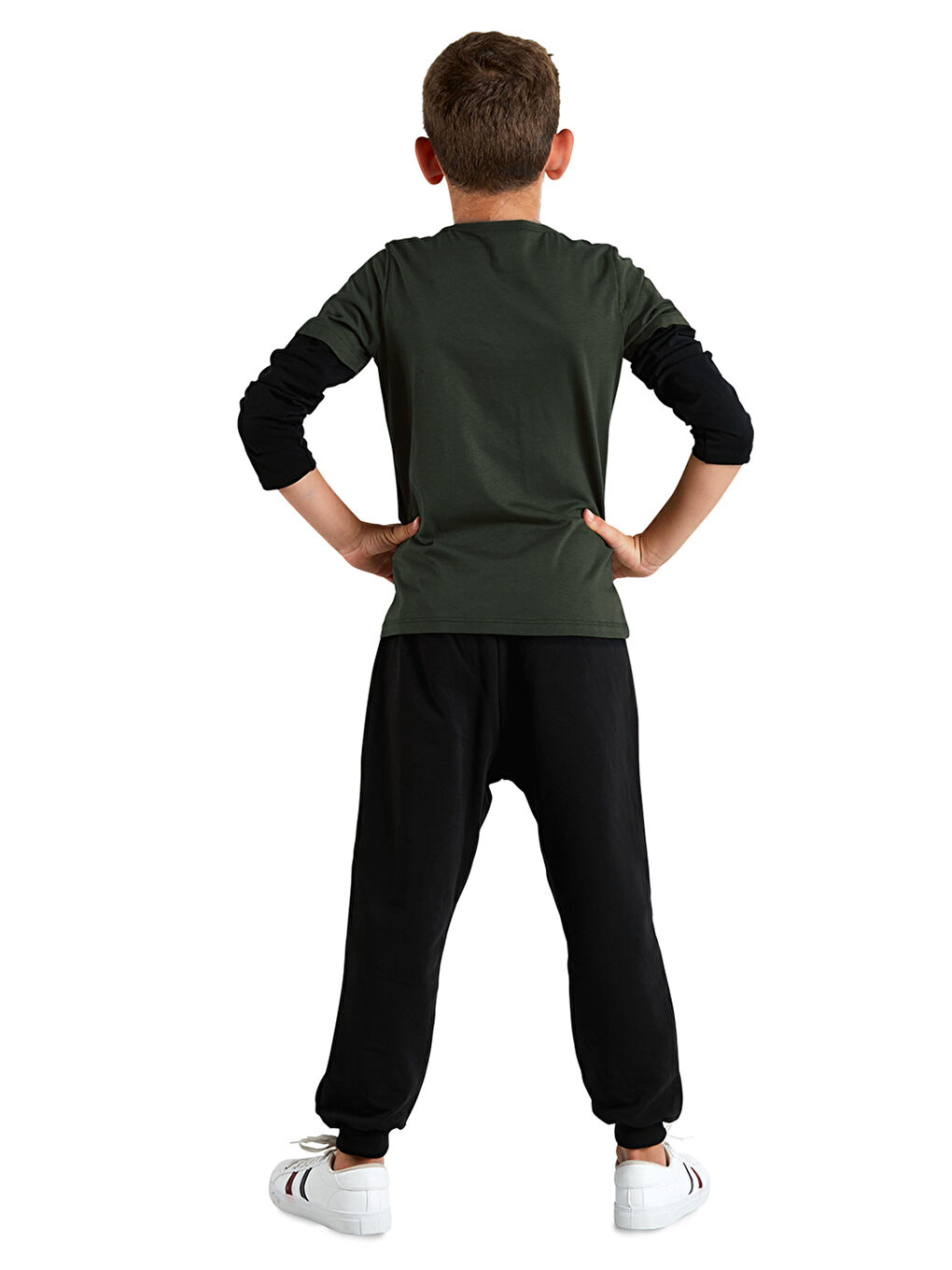 Karışık RS Erkek Çocuk Tshirt Eşofman Altı Takım-3