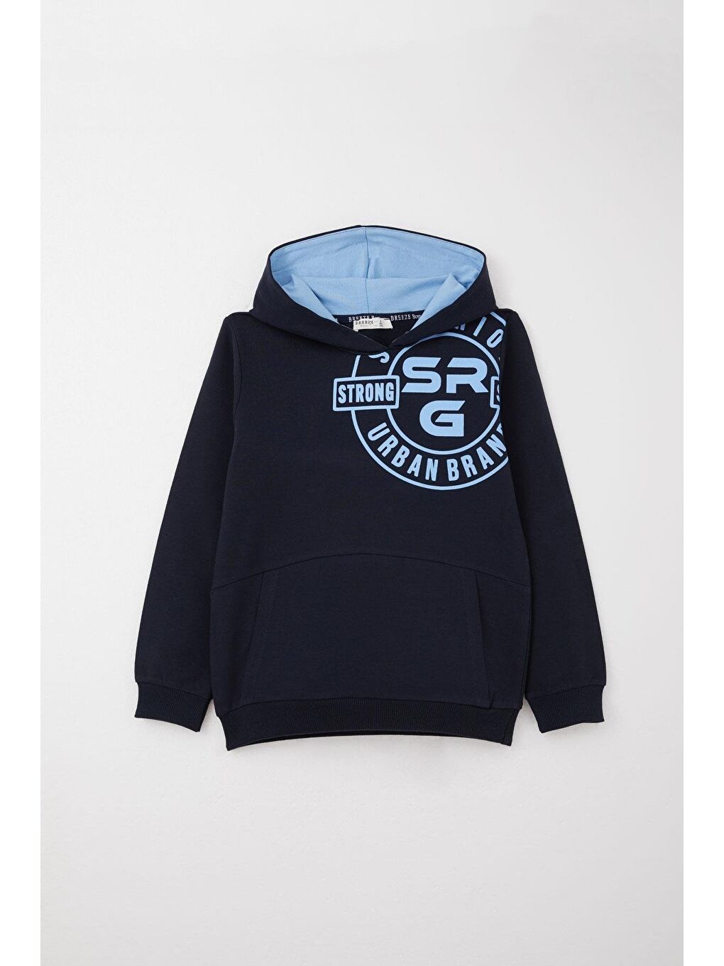 Erkek Çocuk Eşofman Takım Baskılı Kanguru Cepli Lacivert (6 Yaş)-6