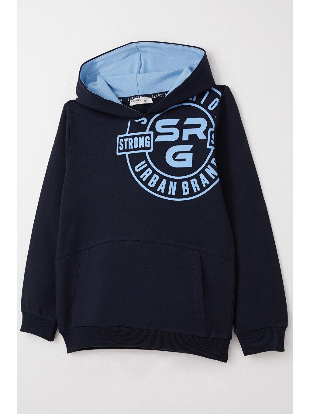 Erkek Çocuk Eşofman Takım Baskılı Kanguru Cepli Lacivert (6 Yaş)-10