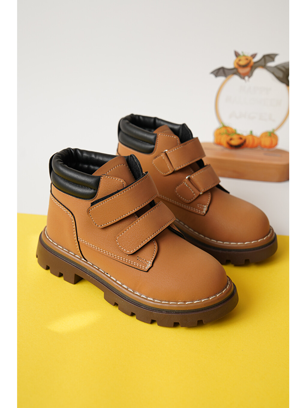 Sarı D0cot33 Günlük Ortopedik Çocuk Unisex Soğuk Geçirmez Bot-6