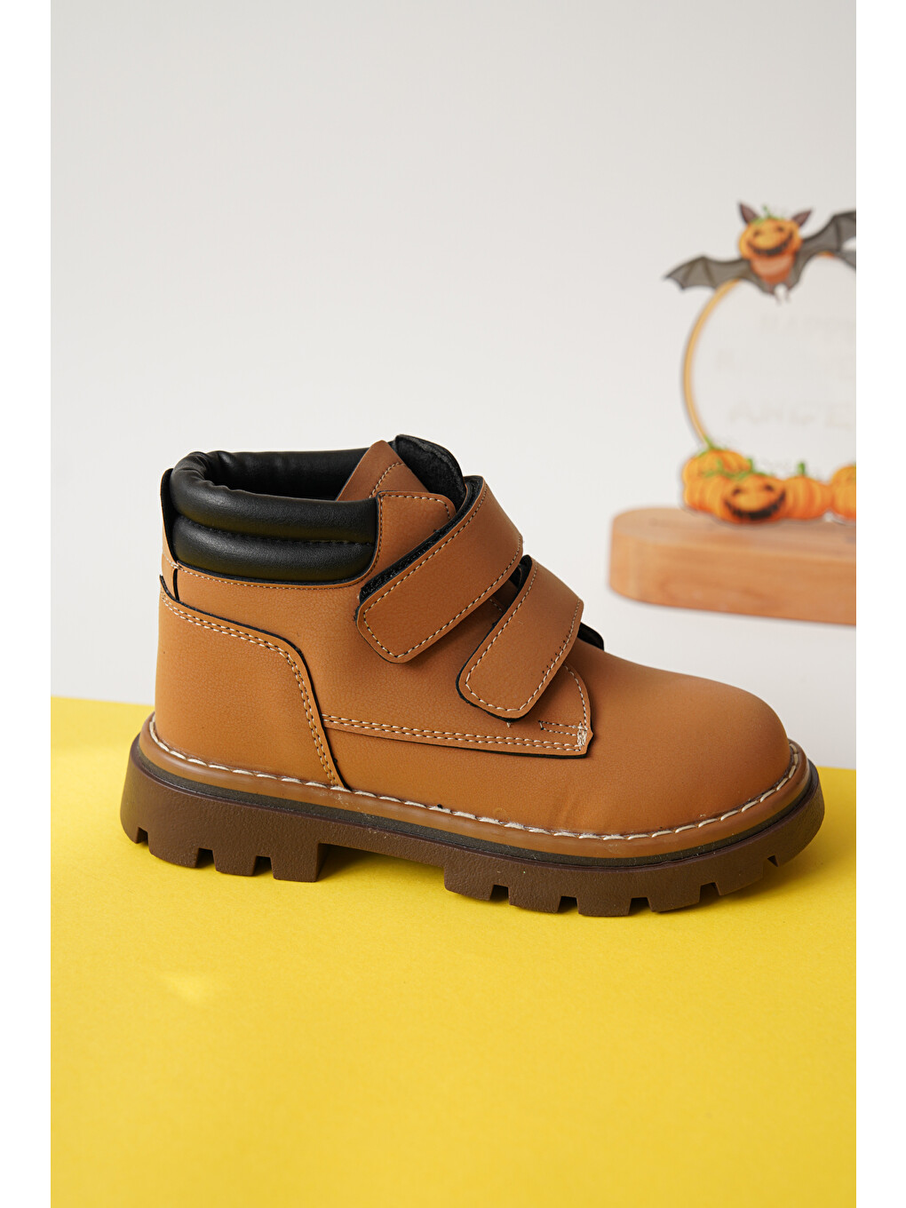 Sarı D0cot33 Günlük Ortopedik Çocuk Unisex Soğuk Geçirmez Bot-3