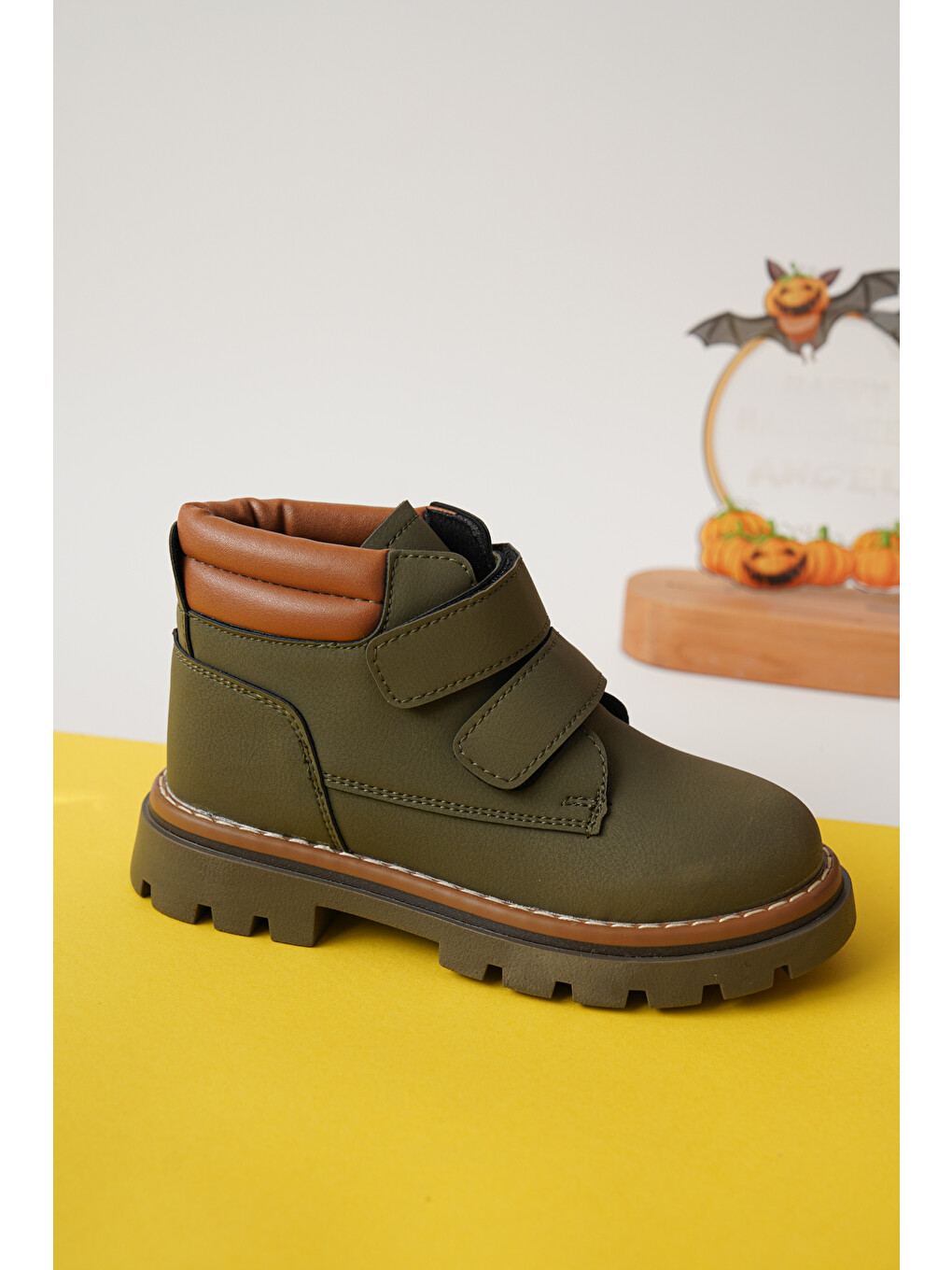 Haki D0cot33 Günlük Ortopedik Çocuk Unisex Soğuk Geçirmez Bot-5