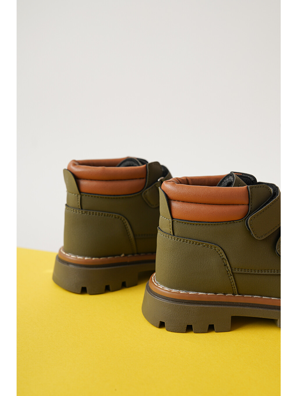 Haki D0cot33 Günlük Ortopedik Çocuk Unisex Soğuk Geçirmez Bot-3