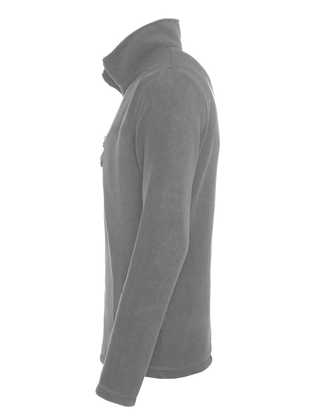 Gri Erkek Polar Renkli Yarım Fermuarlı Cepli Tactical Flecee-2