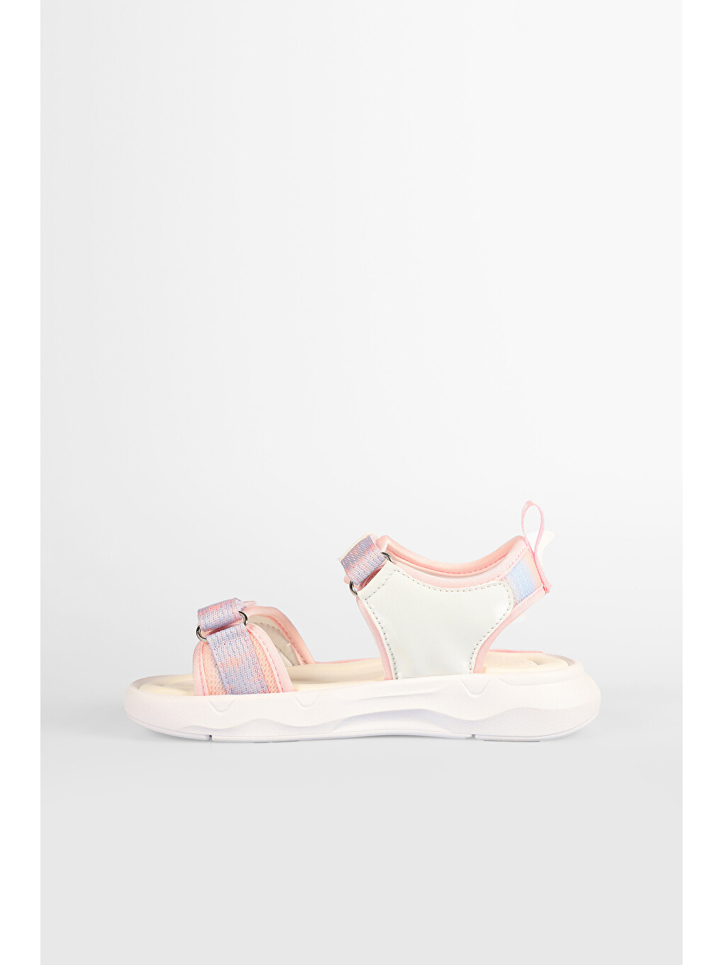 Pembe Label Hafif Kız Okul Öncesi Pudra Sandalet-1