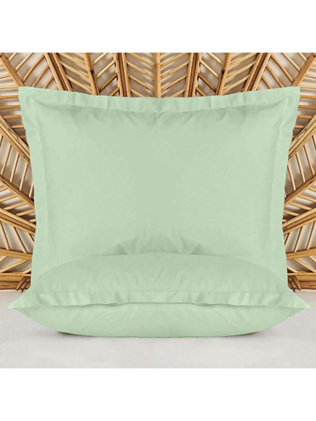 Soft Basic Oxford 2'li Yastık Kılıfı - Yeşil - 50x70 cm