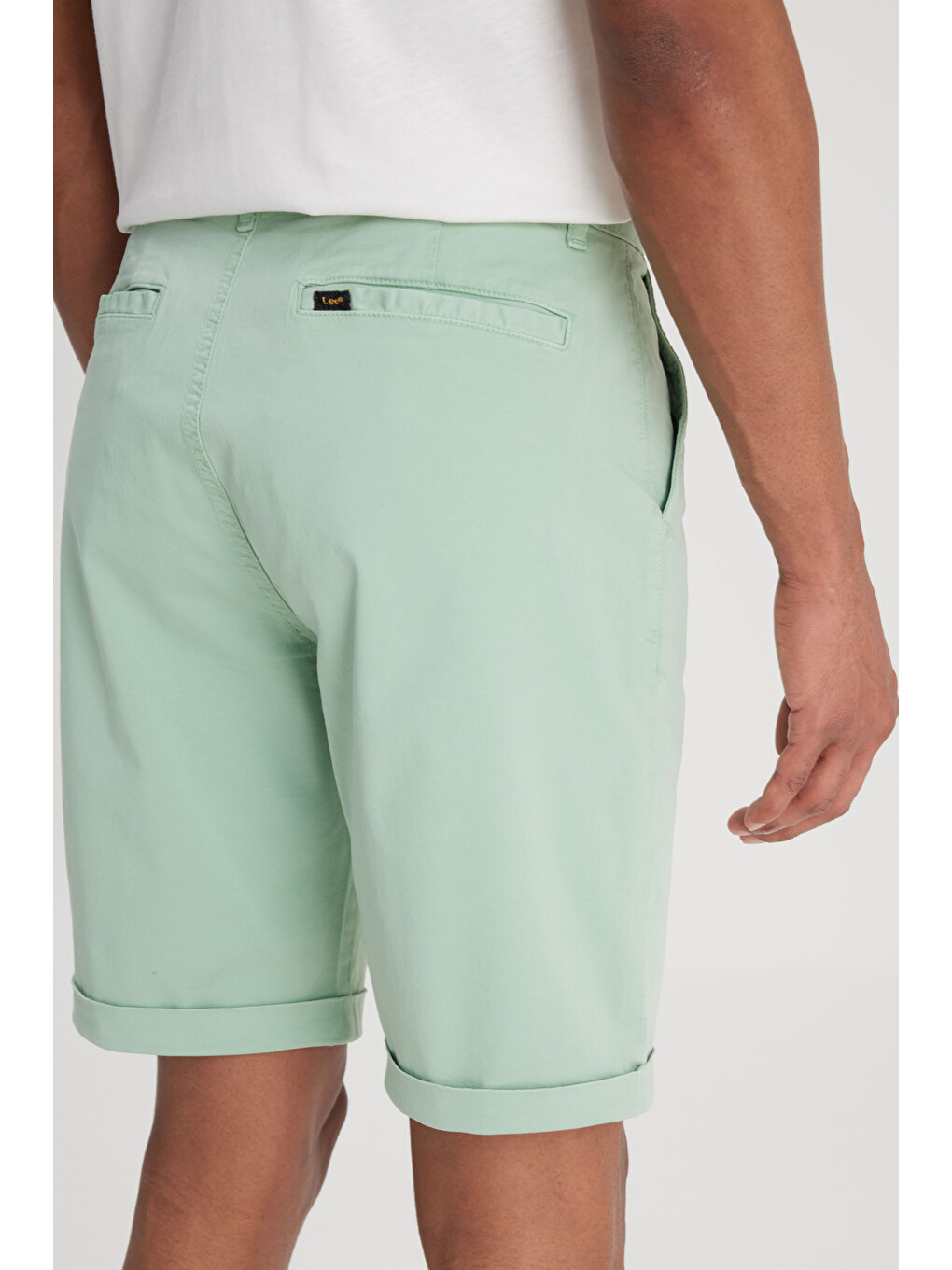 Regular Fit Normal Bel Mint Yeşili Şort-3