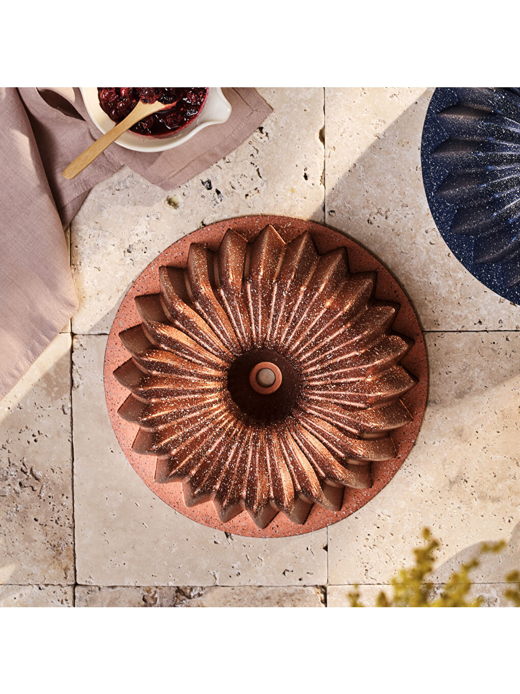 Turuncu Aren Kek Kalıbı Bakır-2