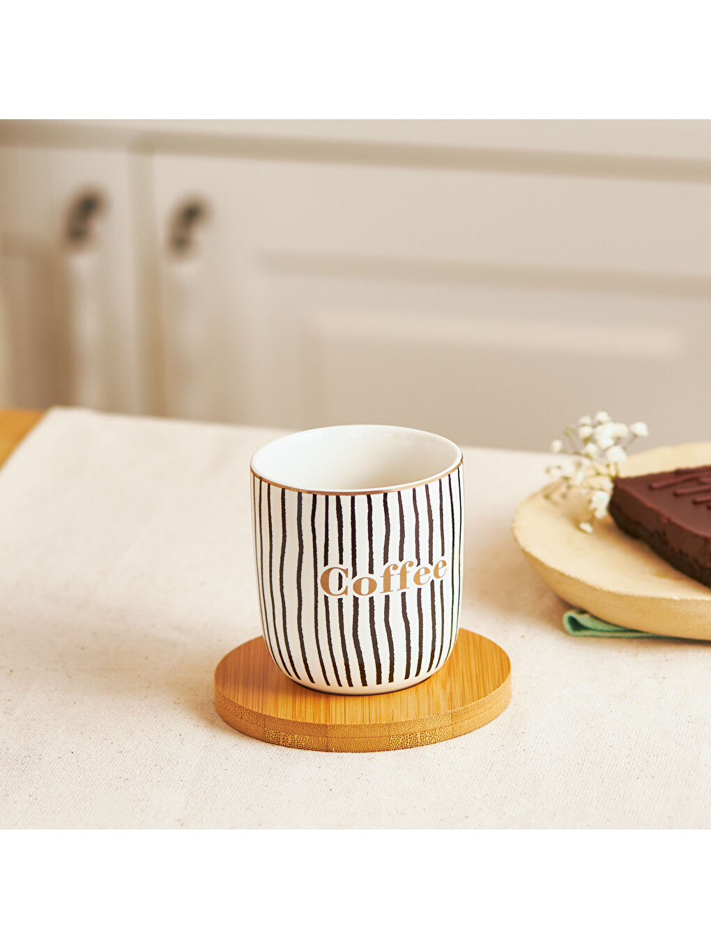 Tinycoffe 2 Parça New Bone Kupa Seti 200 ml Siyah-6