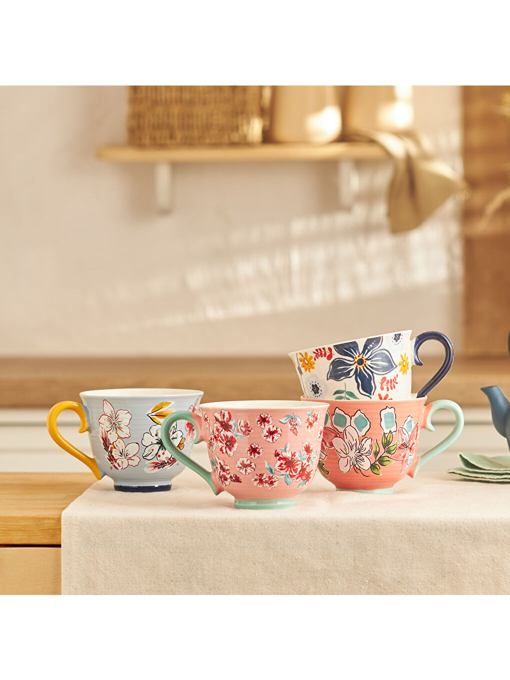 Blossom New Bone Kupa 435 ml Pembe-8