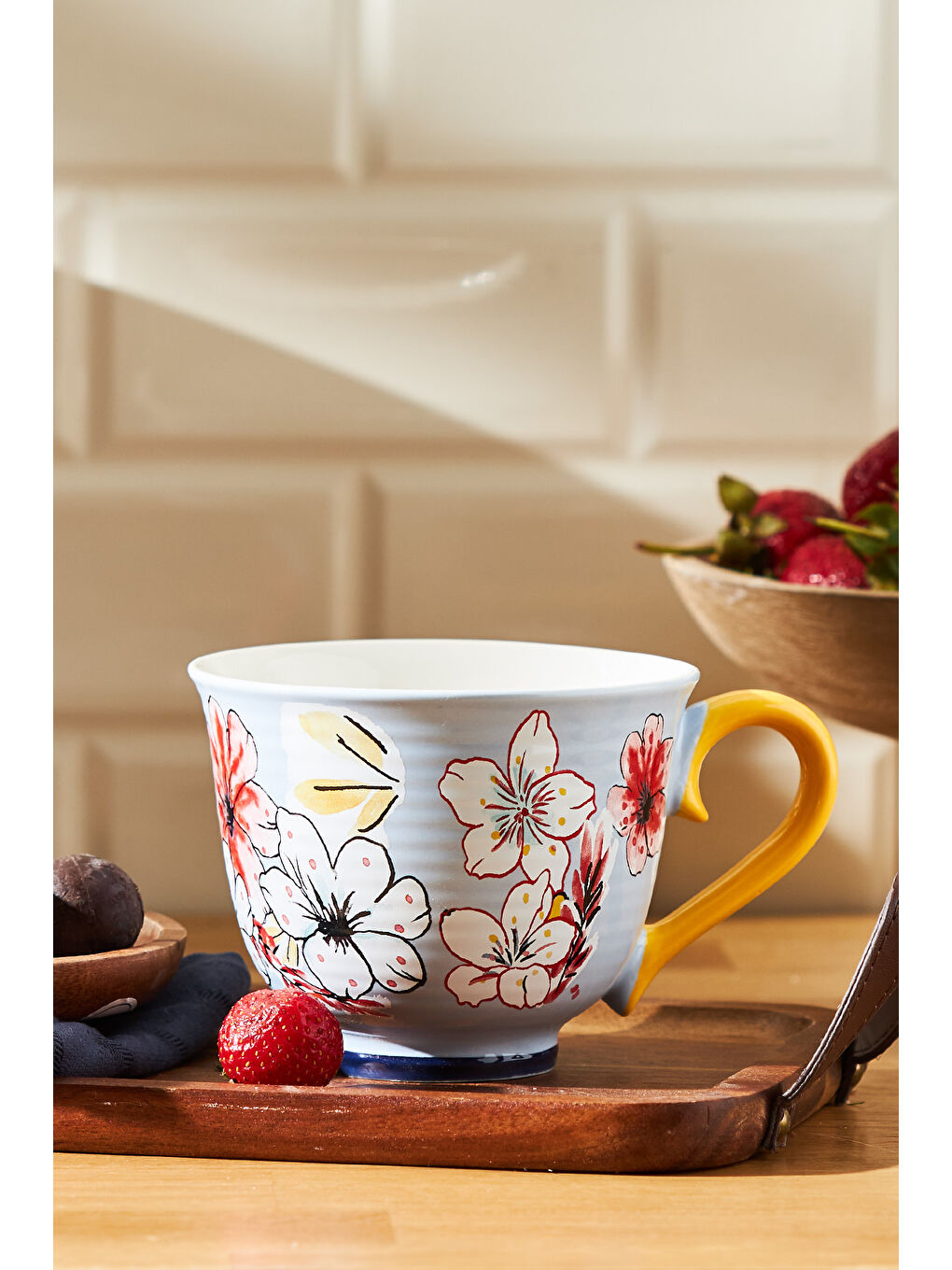 Jasmine New Bone Kupa 435 ml Mavi-1