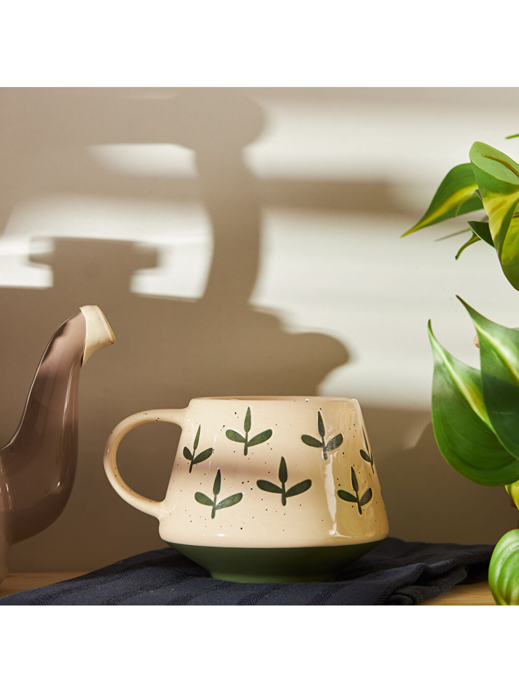 Ethnic Grass Kupa 480 ml Yeşil-6