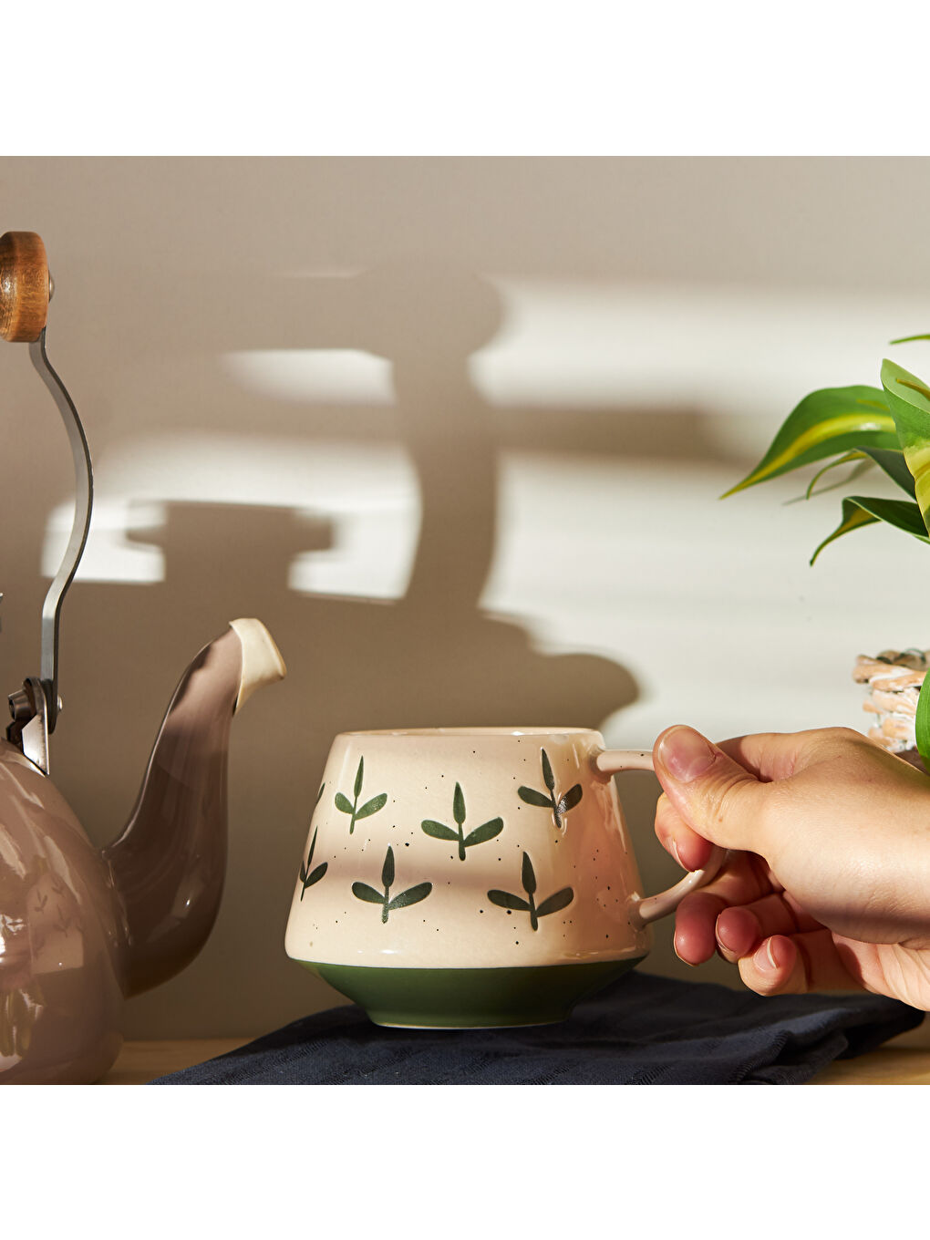 Ethnic Grass Kupa 480 ml Yeşil-7