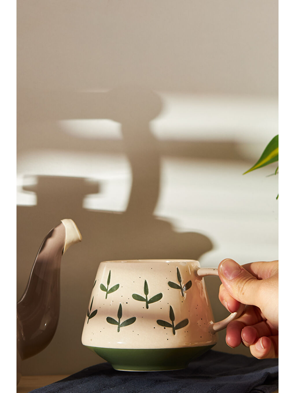 Ethnic Grass Kupa 480 ml Yeşil-3