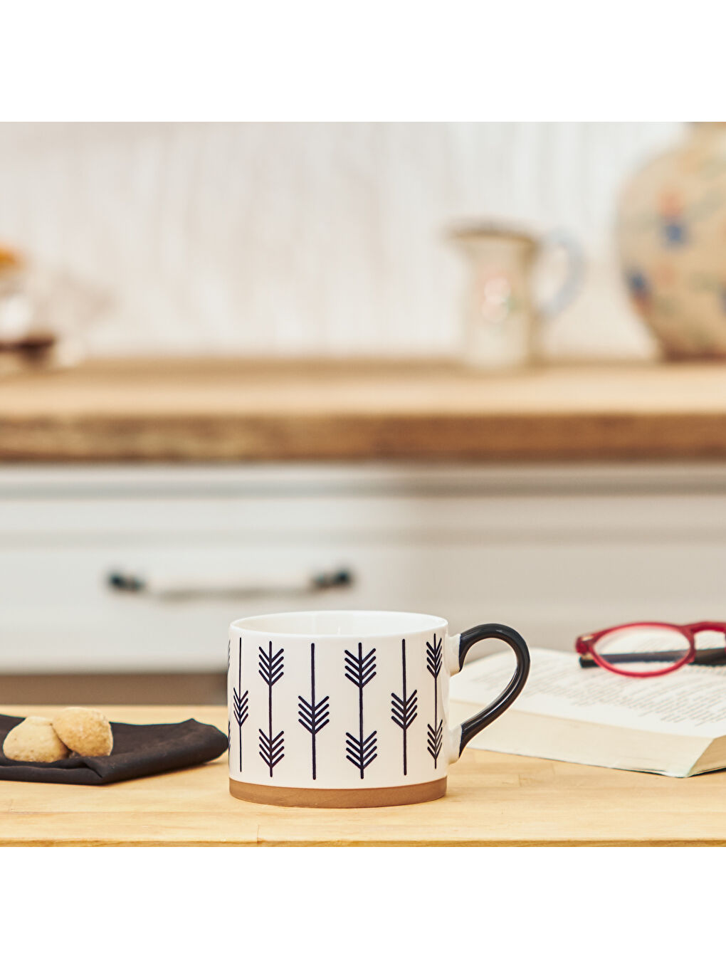 Siyah Simple Spear New Bone Kupa 410 ml-6