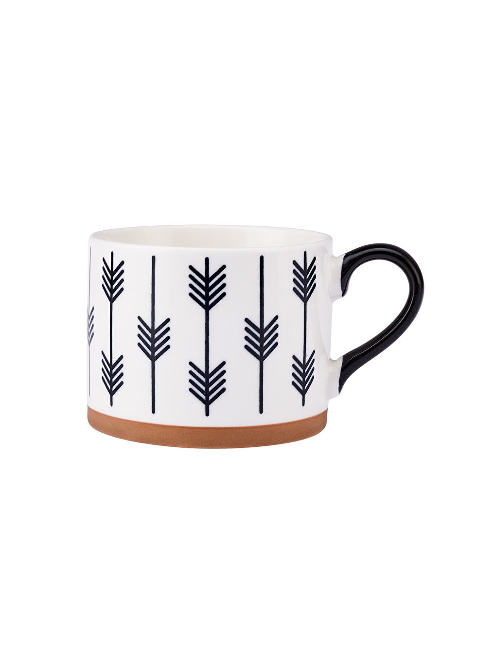 Siyah Simple Spear New Bone Kupa 410 ml-7