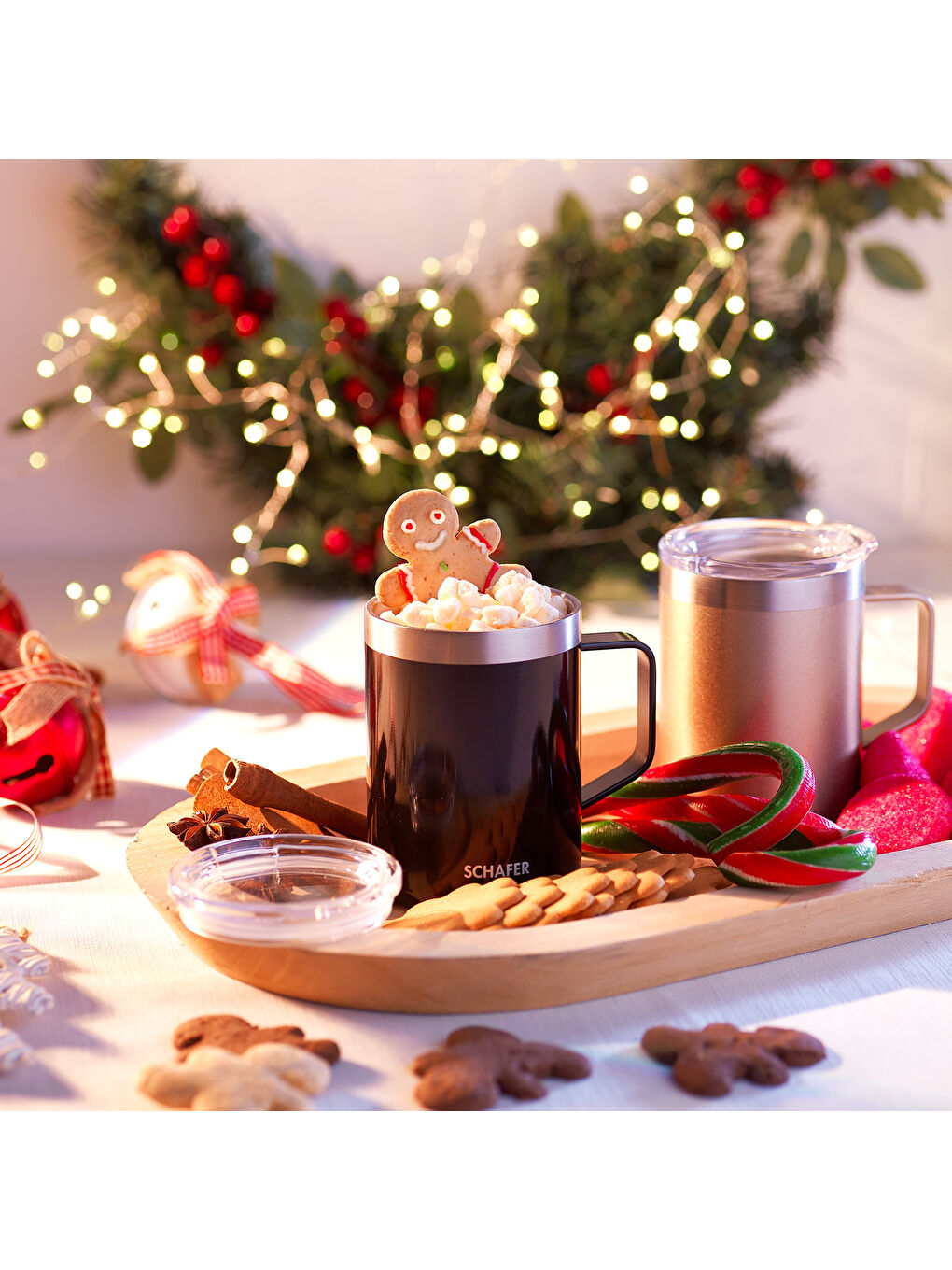 Pembe Iron Man Kupa Termos 350 Ml-Rosegold-5