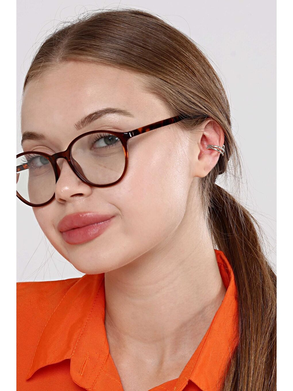 Gri Gold Sarmal Earcuff Set-2